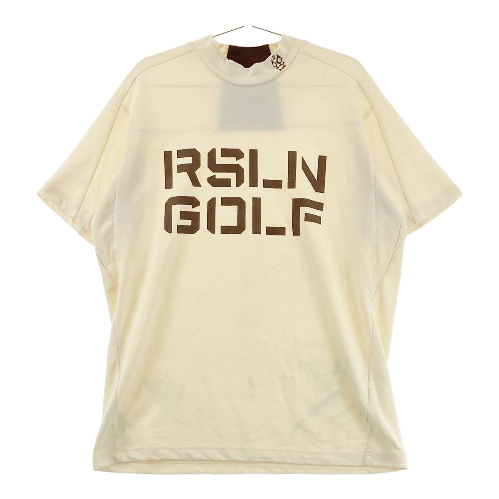サイズ 6 RUSSELUNO ラッセルノ モデル ハイネック半袖Tシャツ ベージュ系 240101536801 ゴルフウェア メンズ ストスト