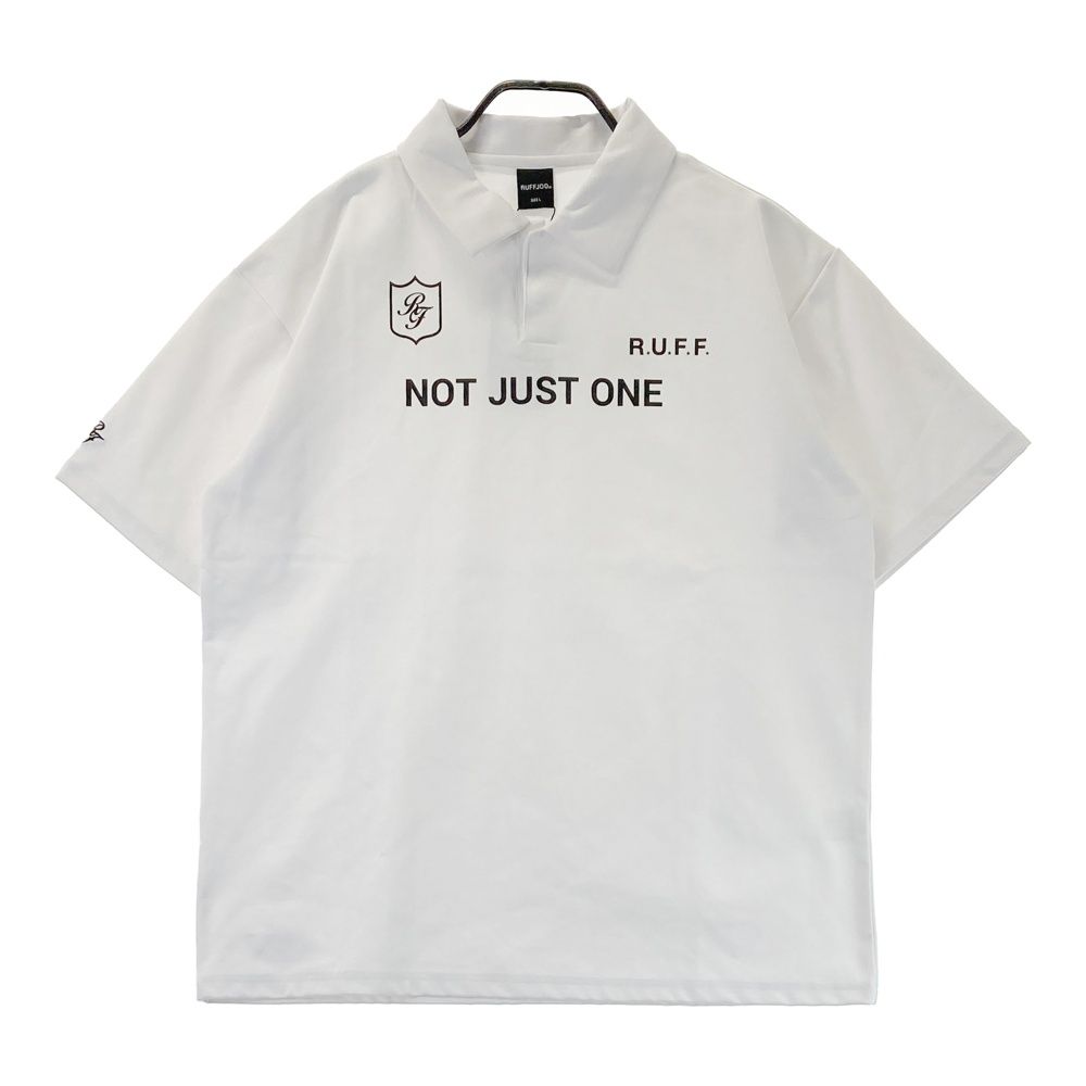 サイズ L RUFFLOG ラフロッグ 半袖ポロシャツ ホワイト系 240101545212 ゴルフウェア メンズ ストスト
