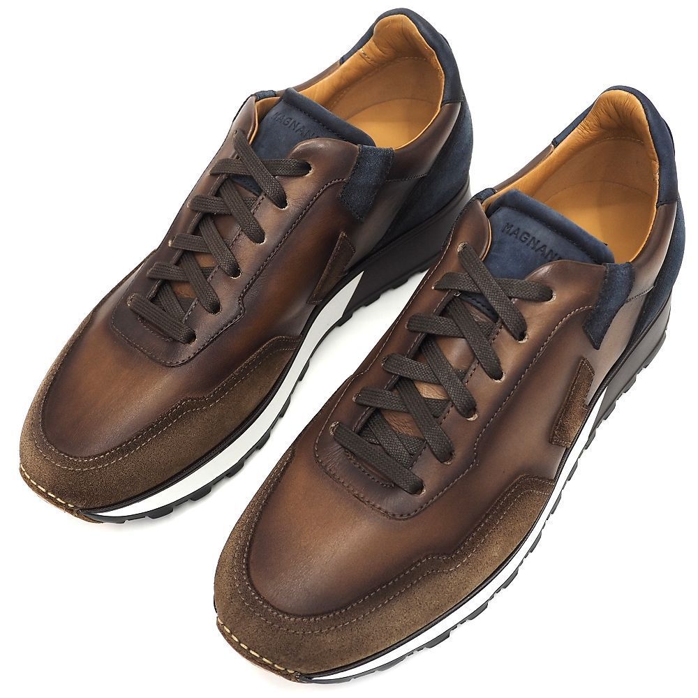 マグナーニ スニーカー メンズレザー 革靴 ホワイト ネイビー MAGNANNI 楽天市場】マグナーニ スニーカー メンズ ローカット レザー 革靴