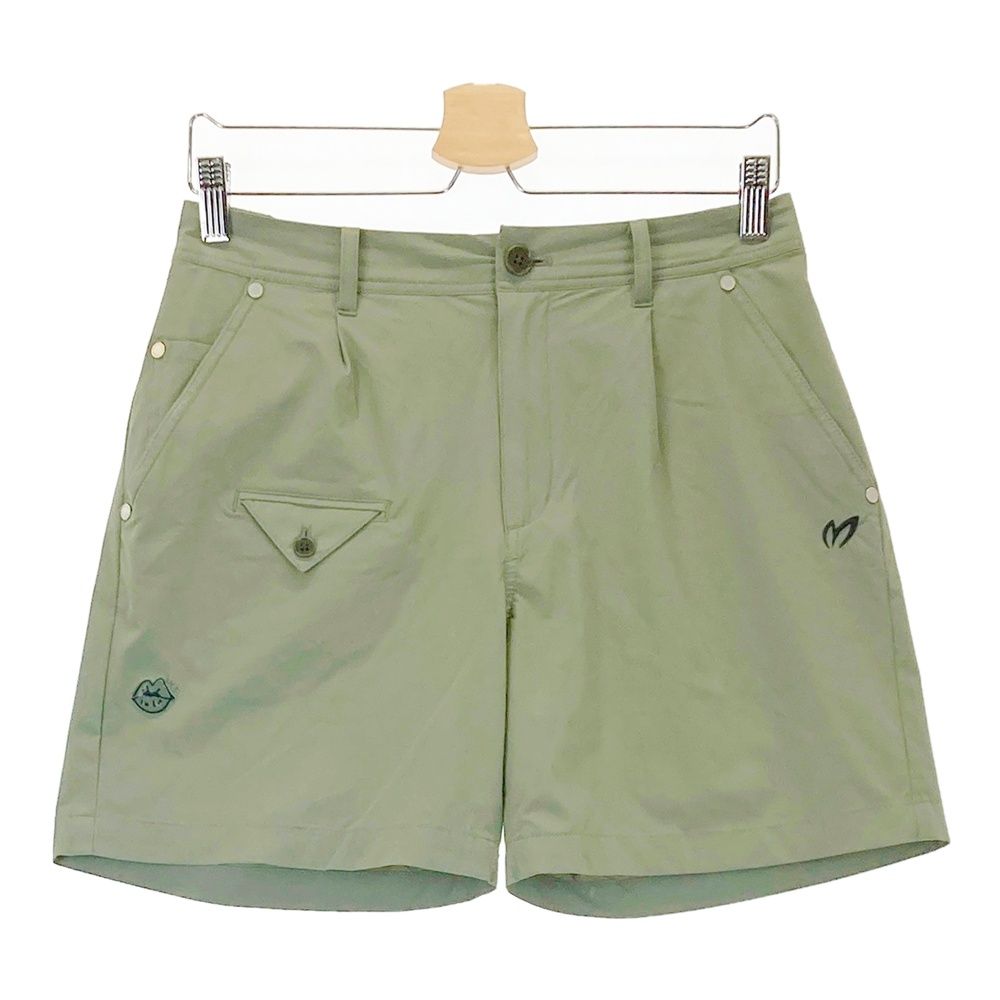 サイズ 2 MASTER BUNNY EDITION マスターバニーエディション 2025年モデル ストレッチショートパンツ カーキ系 240101549546 ゴルフウェア レディース ストスト