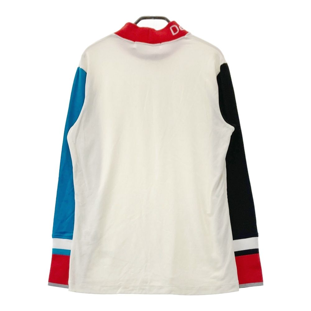 サイズ M DECEMBERMAY ディセンバーメイ ハイネック長袖Tシャツ ホワイト系 240101550952 ゴルフウェア メンズ ストスト