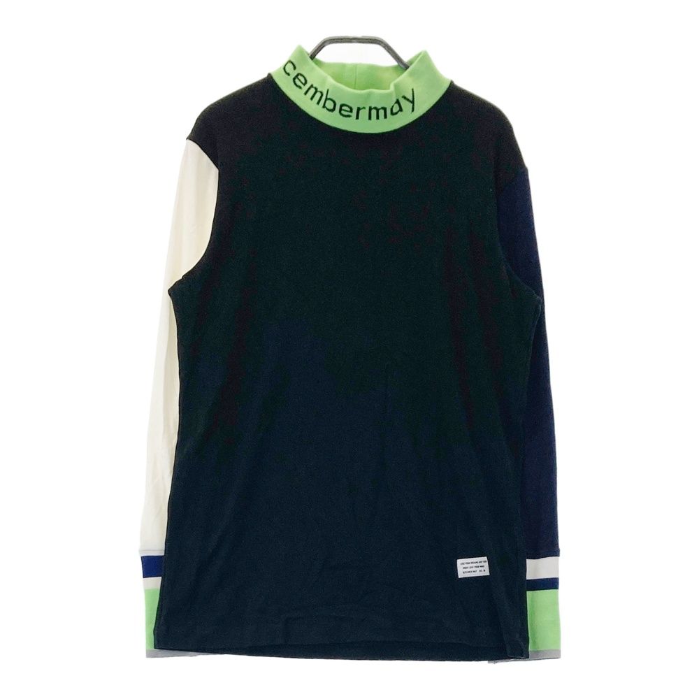 サイズ M DECEMBERMAY ディセンバーメイ ハイネック長袖Tシャツ ブラック系 240101550953 ゴルフウェア メンズ ストスト