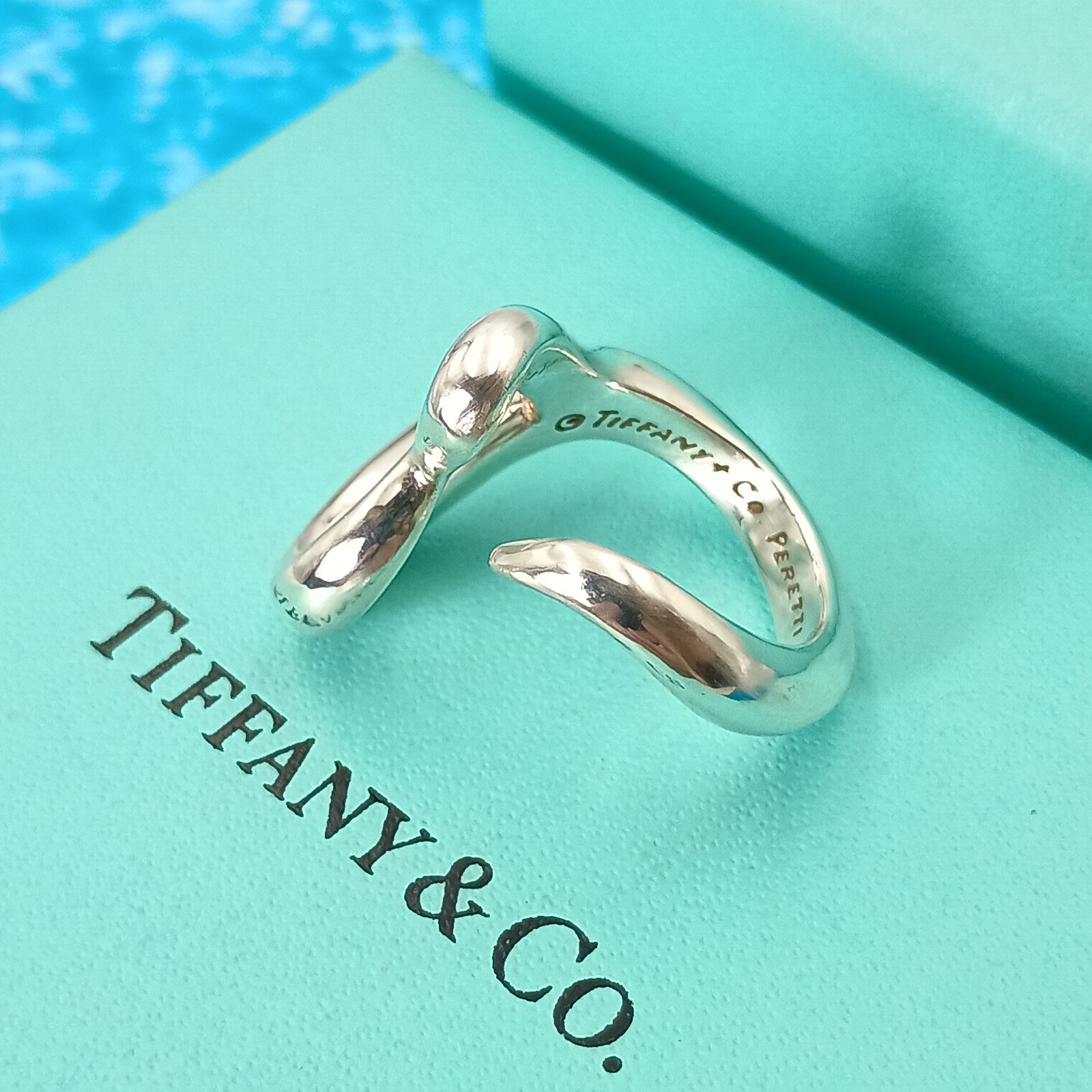 ティファニー TIFFANY&Co.(ティファニー) リング美品 オープンハート 