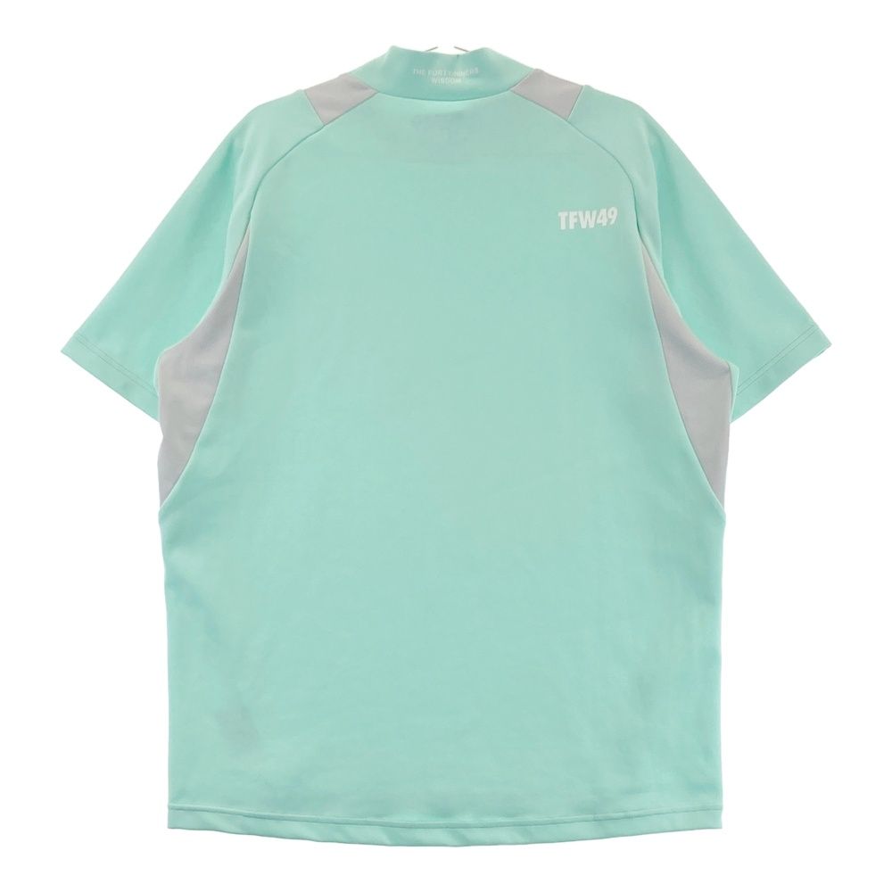 サイズ XL TFW49 ティーエフダブリューフォーティーナイン モデル ハイネック半袖Tシャツ ブルー系 240101551203 ゴルフウェア メンズ ストスト