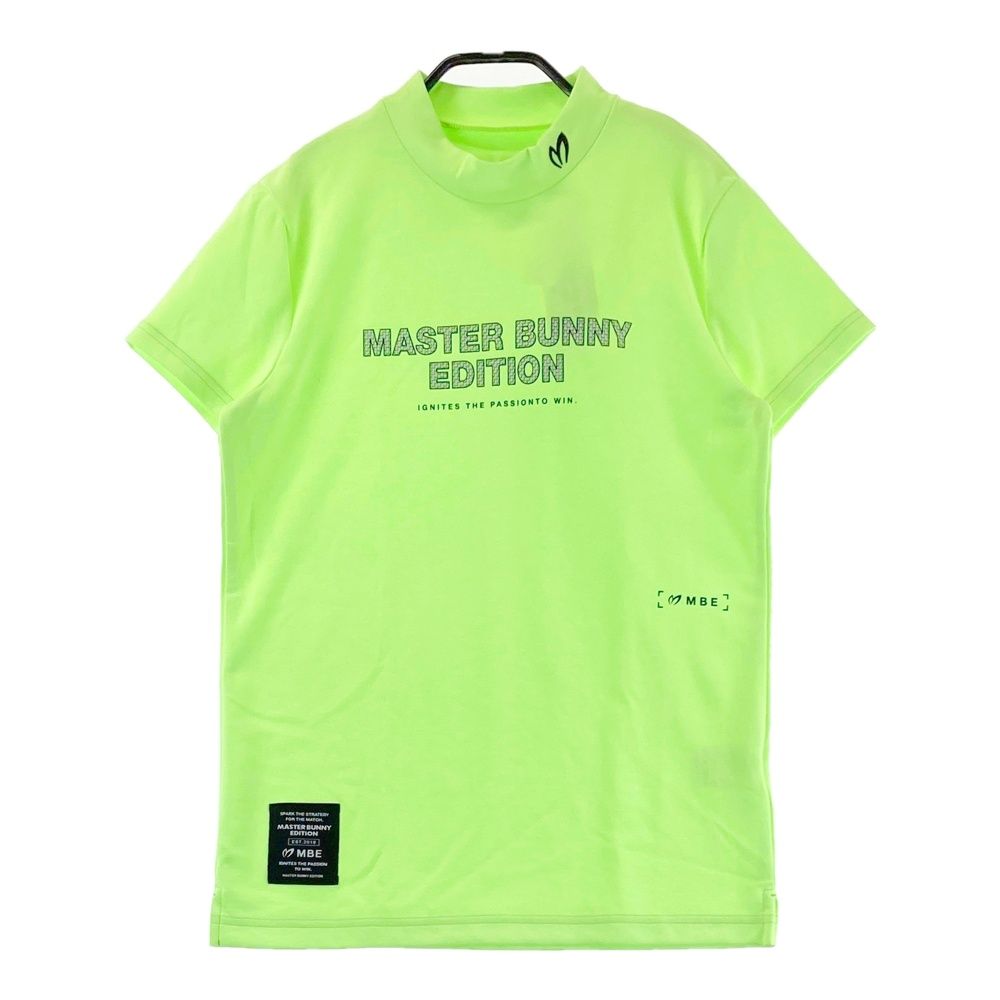 サイズ 2 MASTER BUNNY EDITION マスターバニーエディション 2025年 半袖ハイネックTシャツ イエロー系 240101551537 ゴルフウェア レディース ストスト