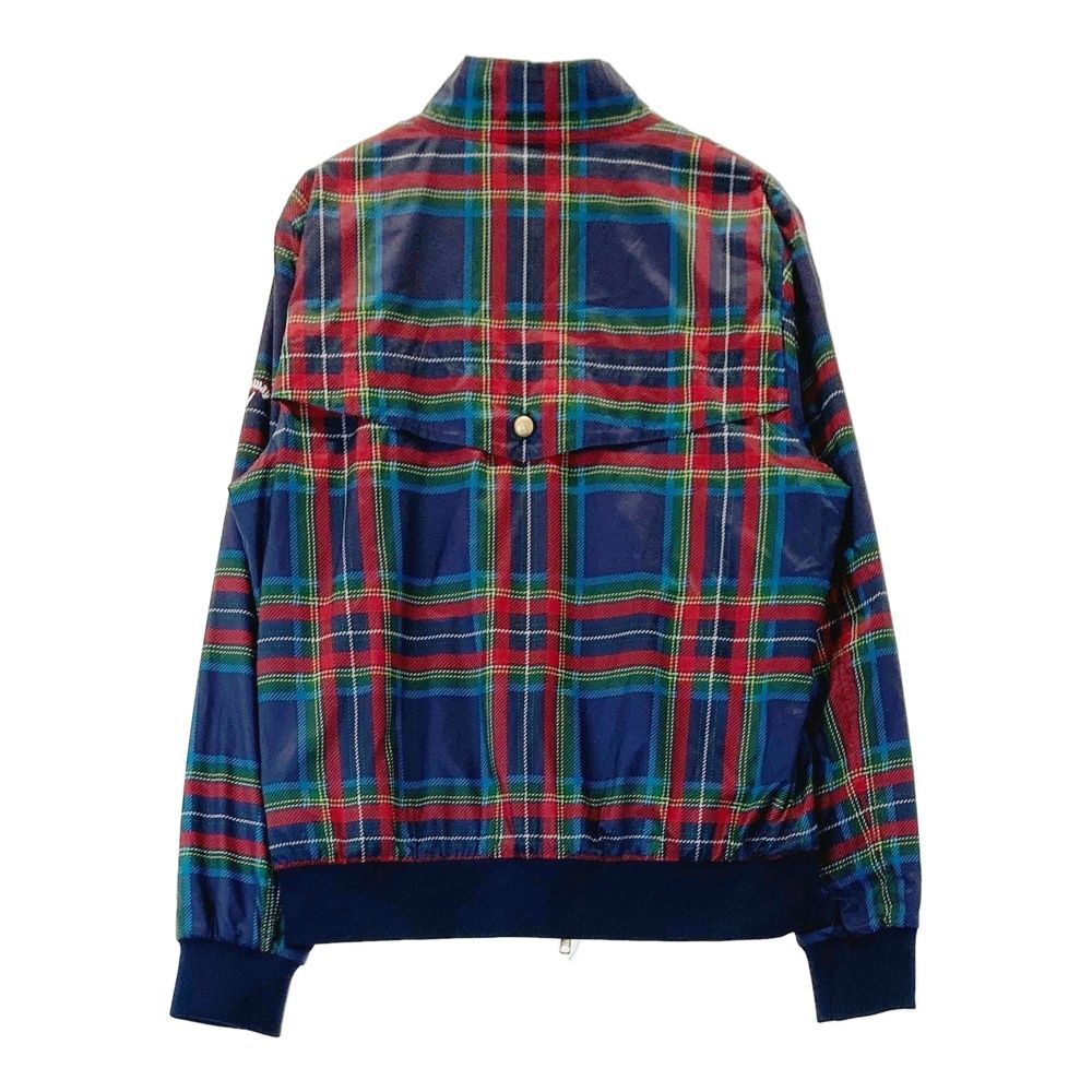 サイズ L CALLAWAY キャロウェイ ジップジャケット チェック柄 ネイビー系 240101551967 ゴルフウェア レディース ストスト