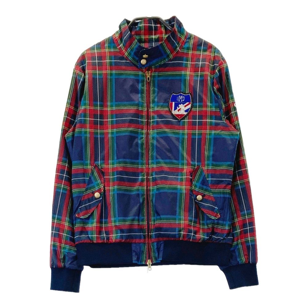 サイズ L CALLAWAY キャロウェイ ジップジャケット チェック柄 ネイビー系 240101551967 ゴルフウェア レディース ストスト