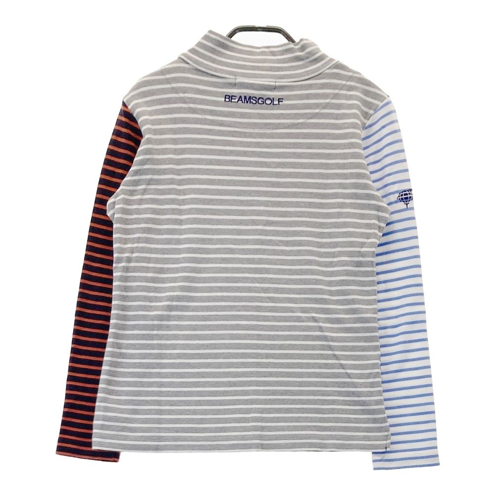 サイズ：M BEAMS GOLF ビームスゴルフ ハイネック 長袖Tシャツ