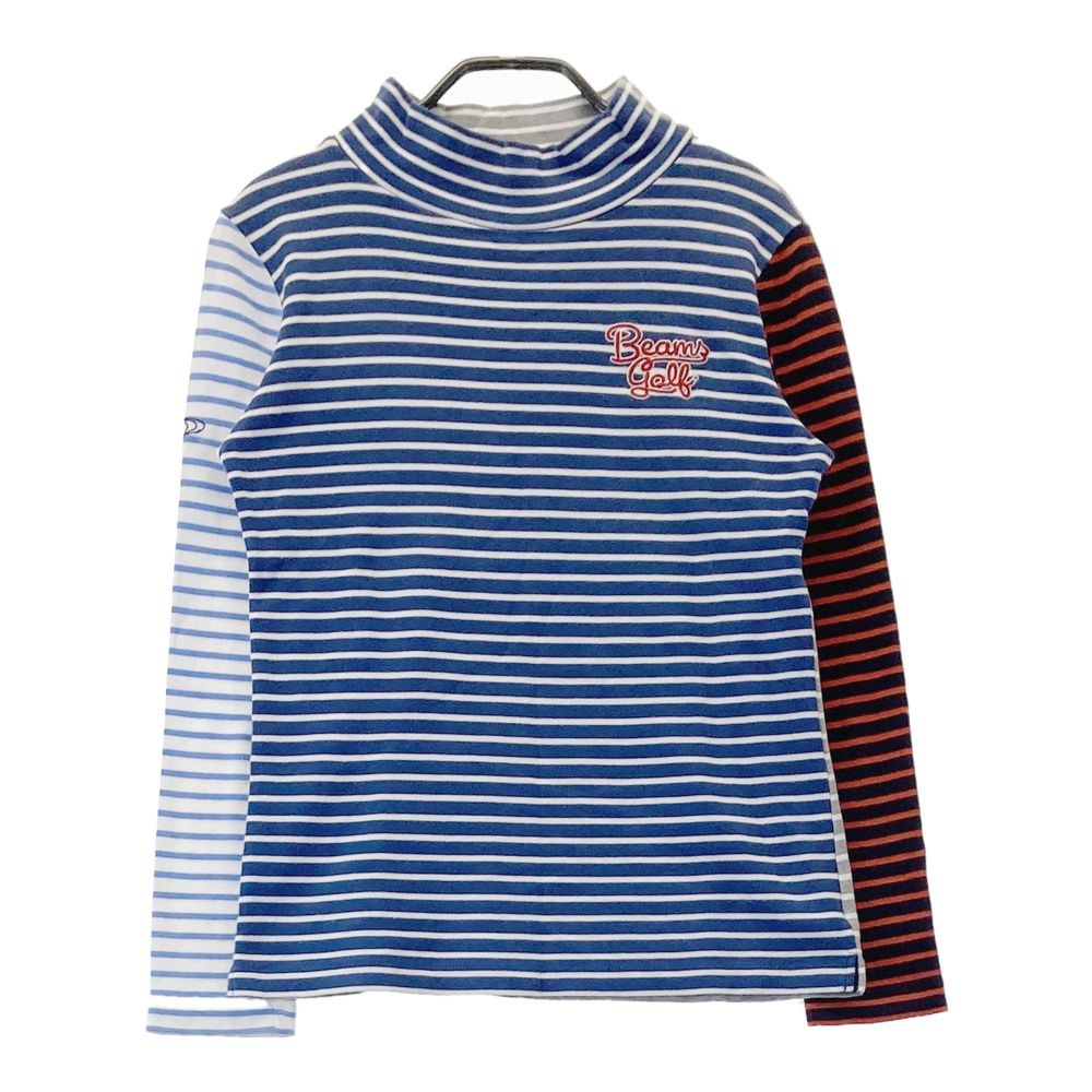 サイズ：M BEAMS GOLF ビームスゴルフ ハイネック 長袖Tシャツ