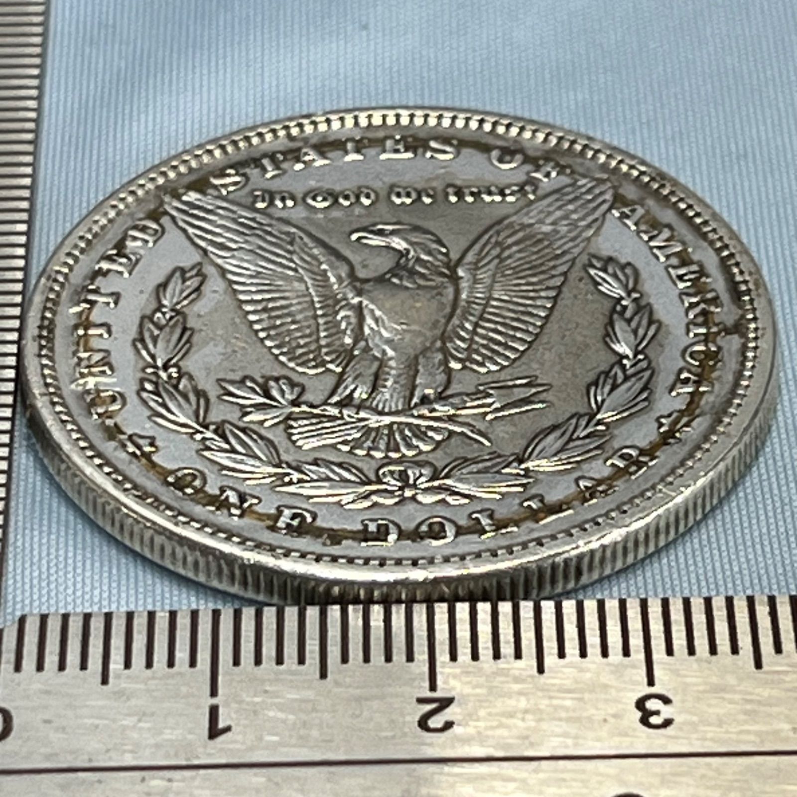 モルガンダラー銀貨　1879年　アメリカ銀貨 銀貨】1879年 アメリカ モルガンダラー（Morgan Dollar）／自由と繁栄