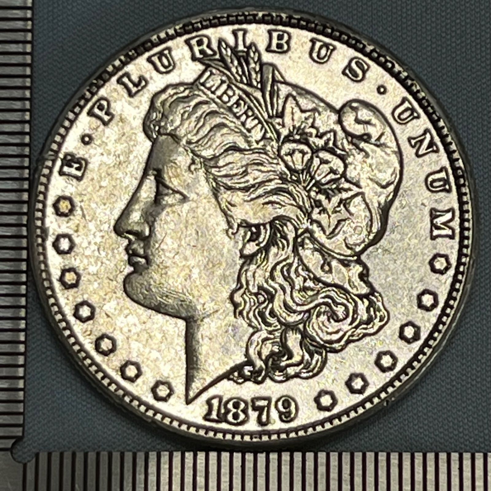銀貨】1879年 アメリカ モルガンダラー（Morgan Dollar）／自由と繁栄