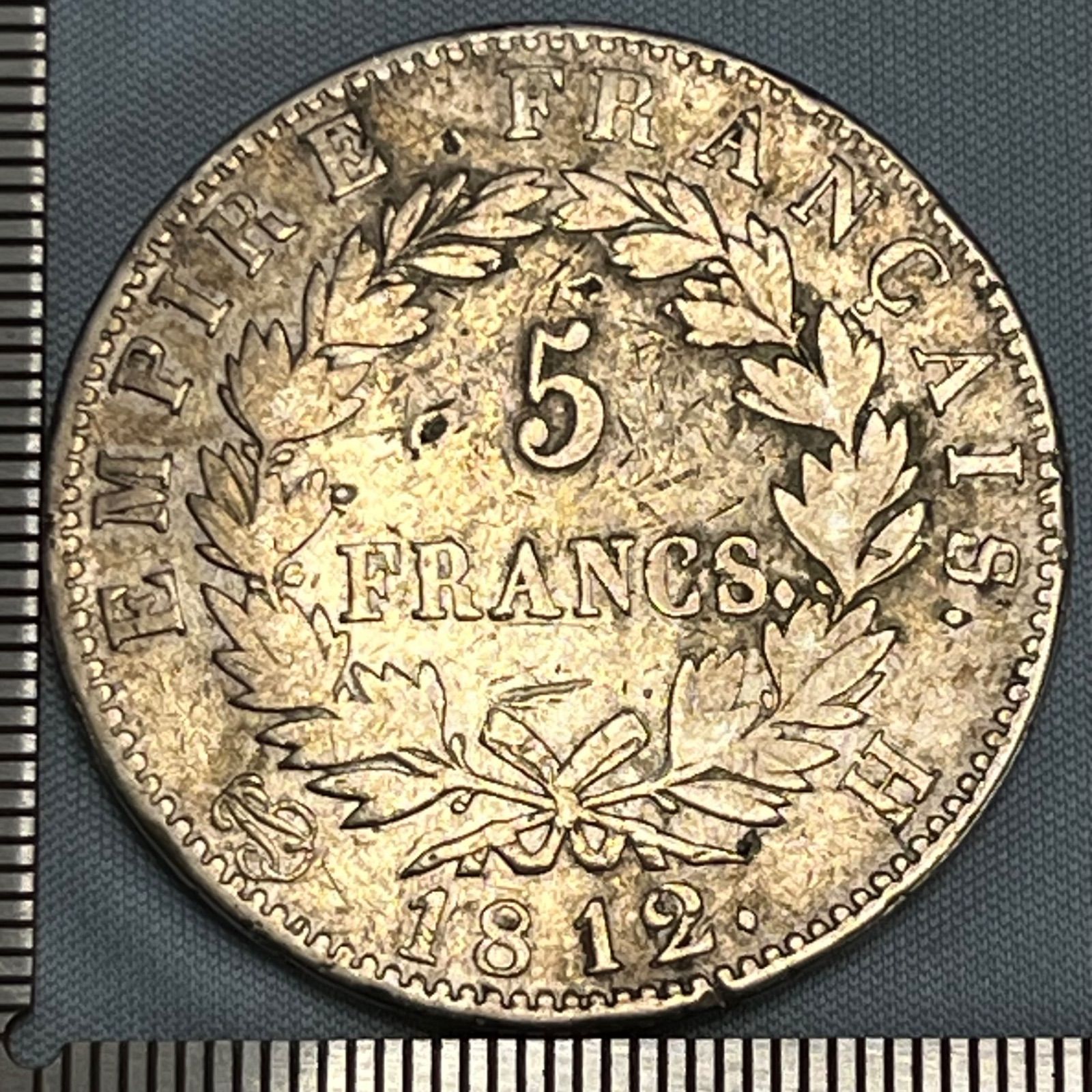 フランス ナポレオン1世 5フラン銀貨(1812年) フランス France