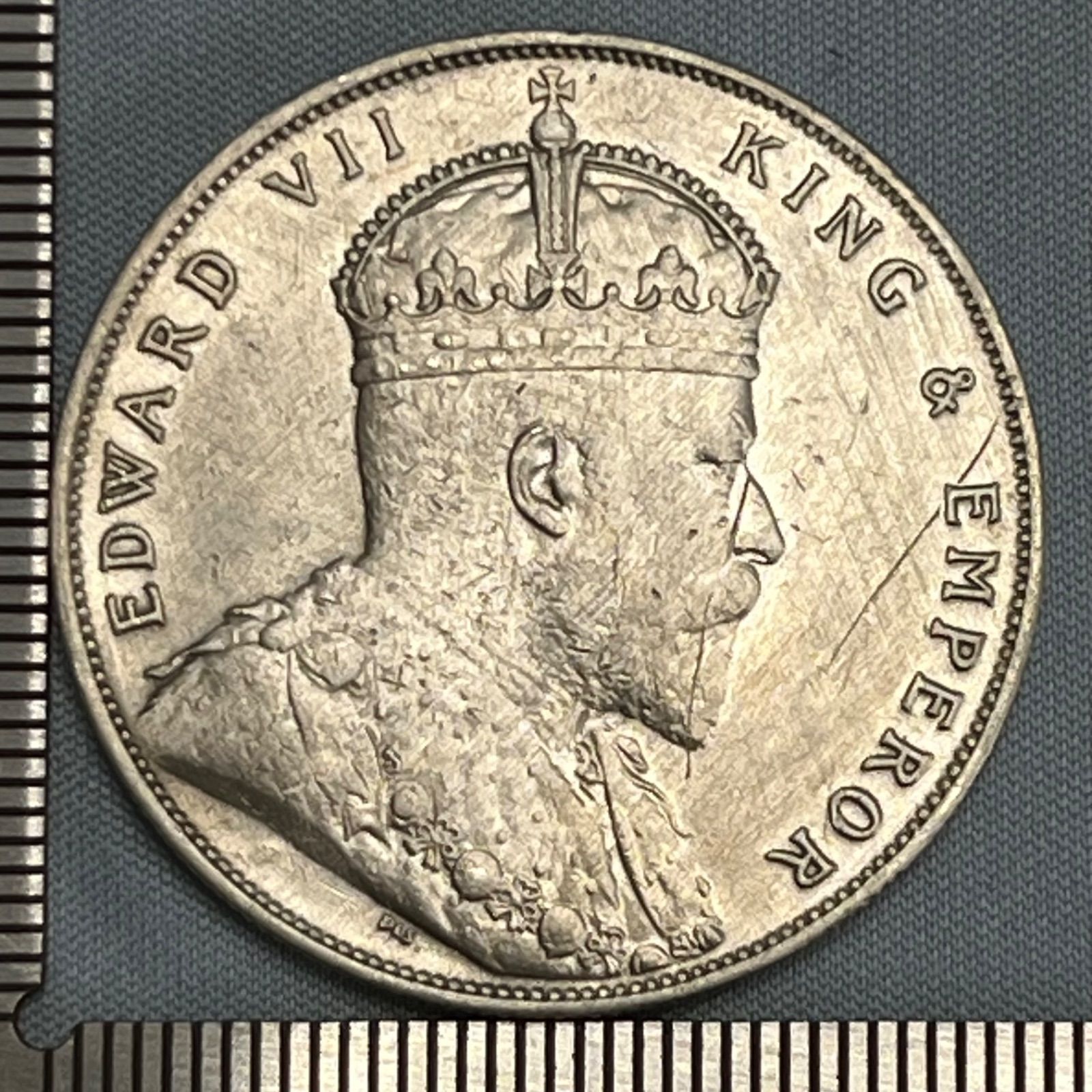 1907H-英領海峡植民地 1ドル エドワード7世 NGC認証 英領マレーシア 1907 エドワード7世 1ドル 銀貨 NGC AU53 6653466052