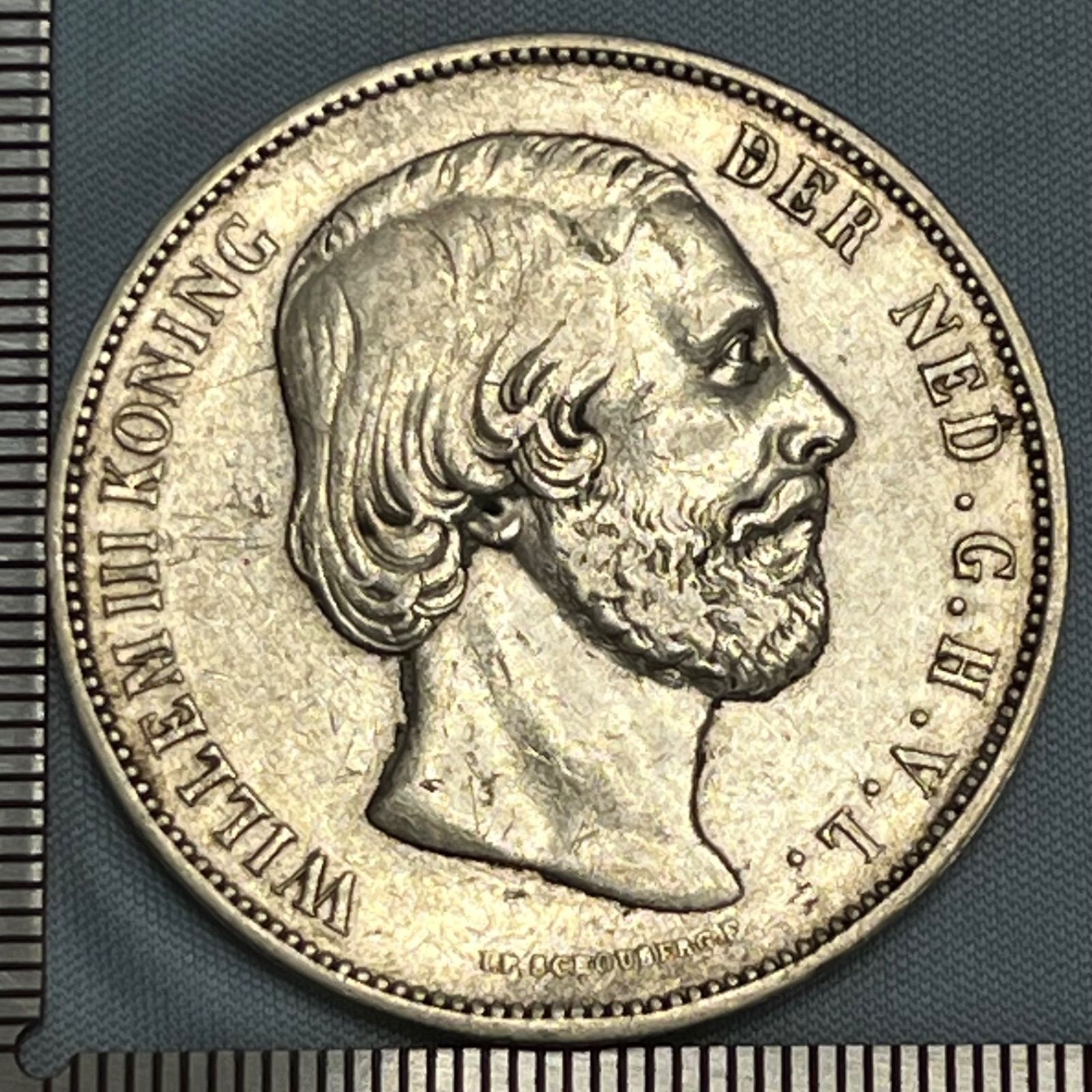 オランダ 2.5ギルダー 1848年 銀貨 da2304 銀貨】1872年 オランダ王国 2½ギルダー銀貨／ウィレム3世／SV945 188