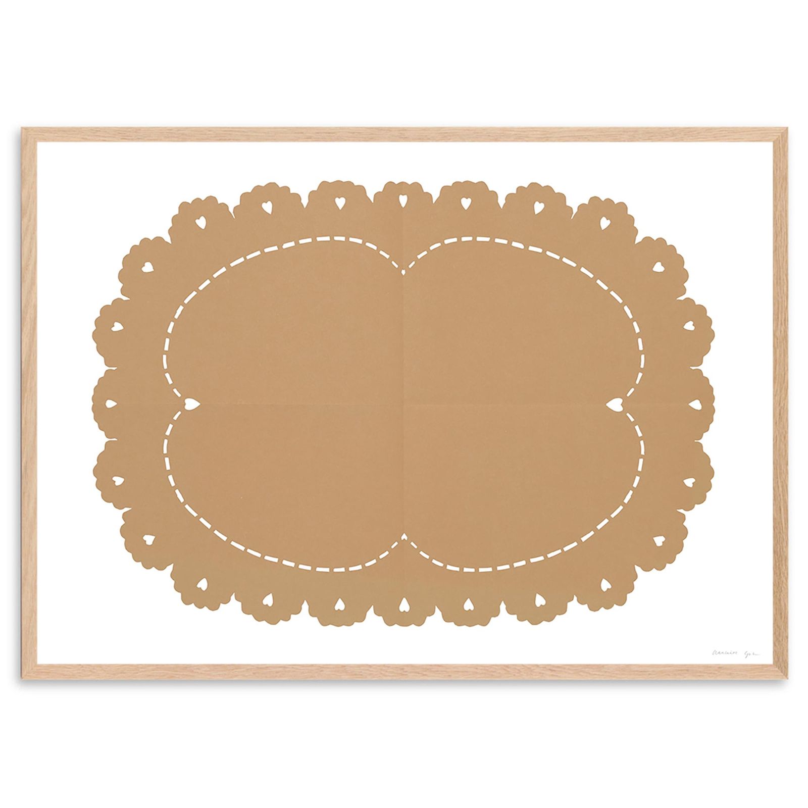 Atelier Cph アートポスター 50×70cm Lace No 152 アトリエシーピーエイチ プレイ 北欧 インテリア|98x152-50x70