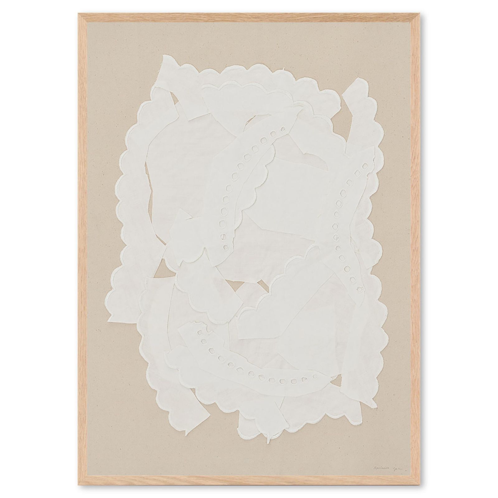 Atelier Cph アートポスター 50×70cm Lace No 157 アトリエシーピーエイチ プレイ 北欧 インテリア 98x157-50x70