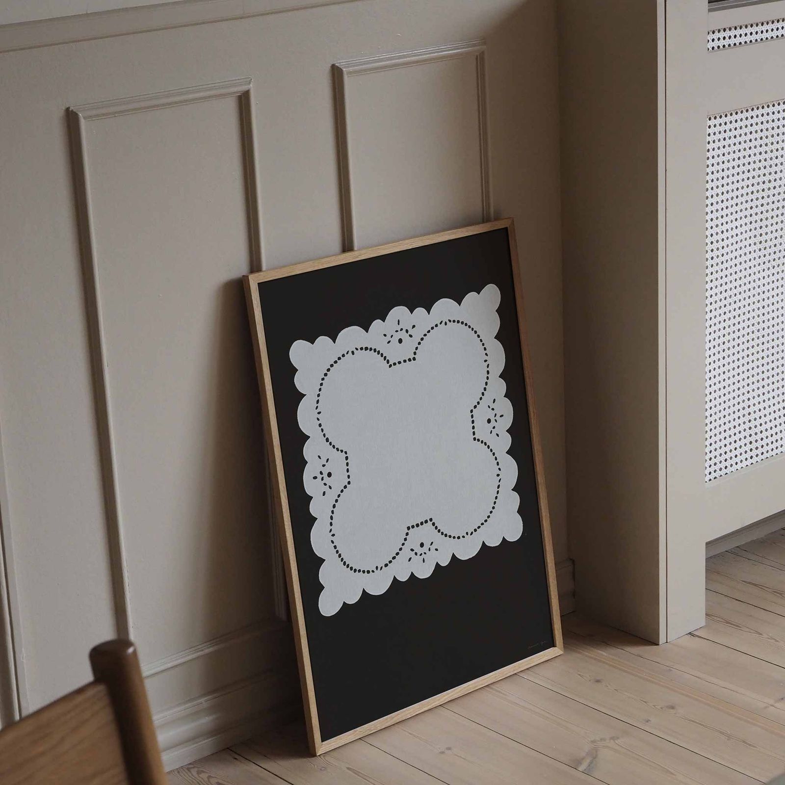 Atelier Cph アートポスター 50×70cm Lace No 158 アトリエシーピーエイチ プレイ 北欧 インテリア|98x158-50x70