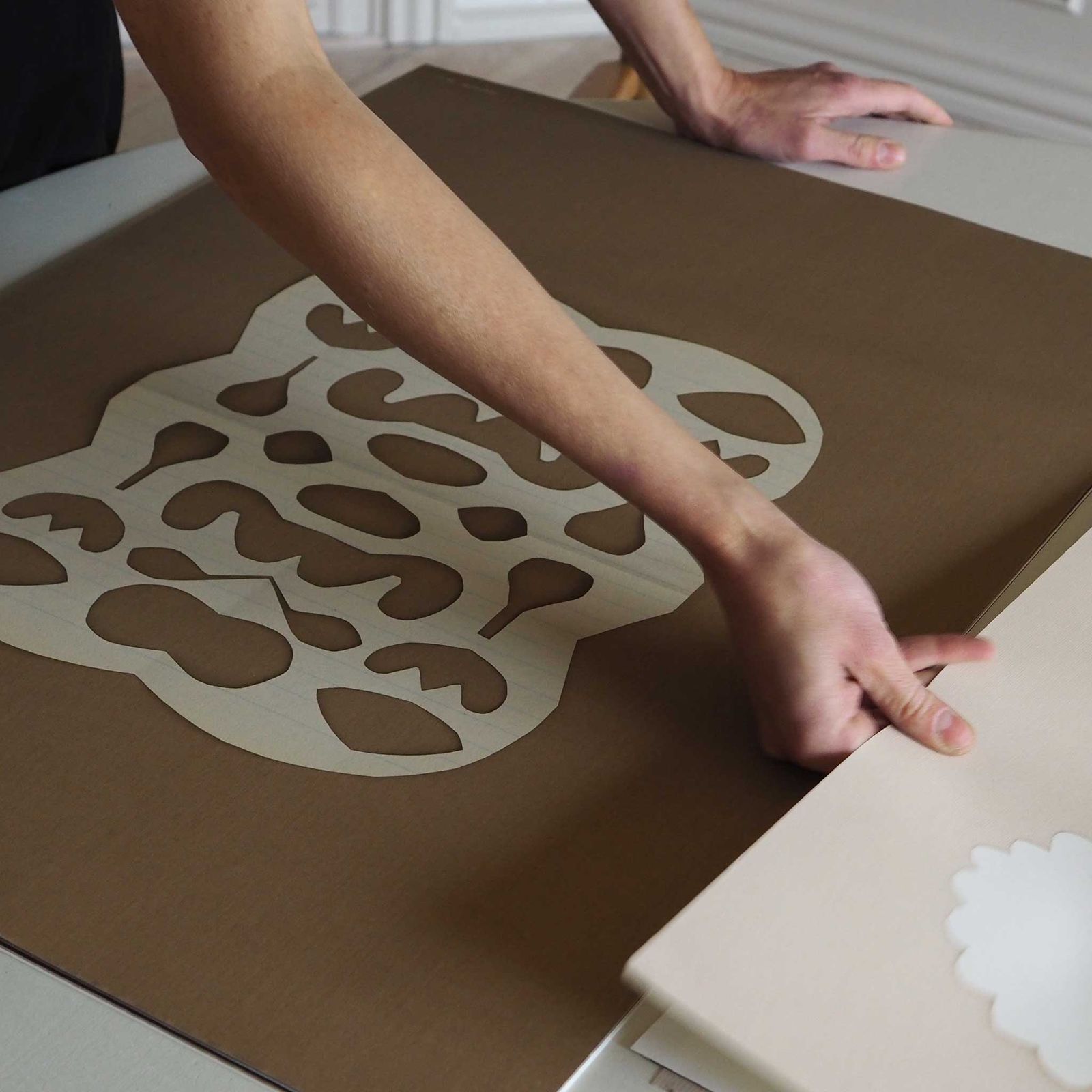 Atelier Cph アートポスター 50×70cm Lace No 163 アトリエシーピーエイチ プレイ 北欧 インテリア|98x163-50x70 NEXPOTALLINN_EU