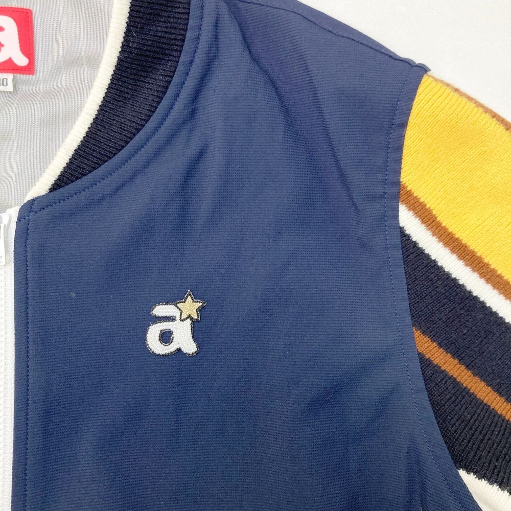 サイズ：40 ARCHIVIO アルチビオ 蓄熱 長袖 ジップジャケット ウール混