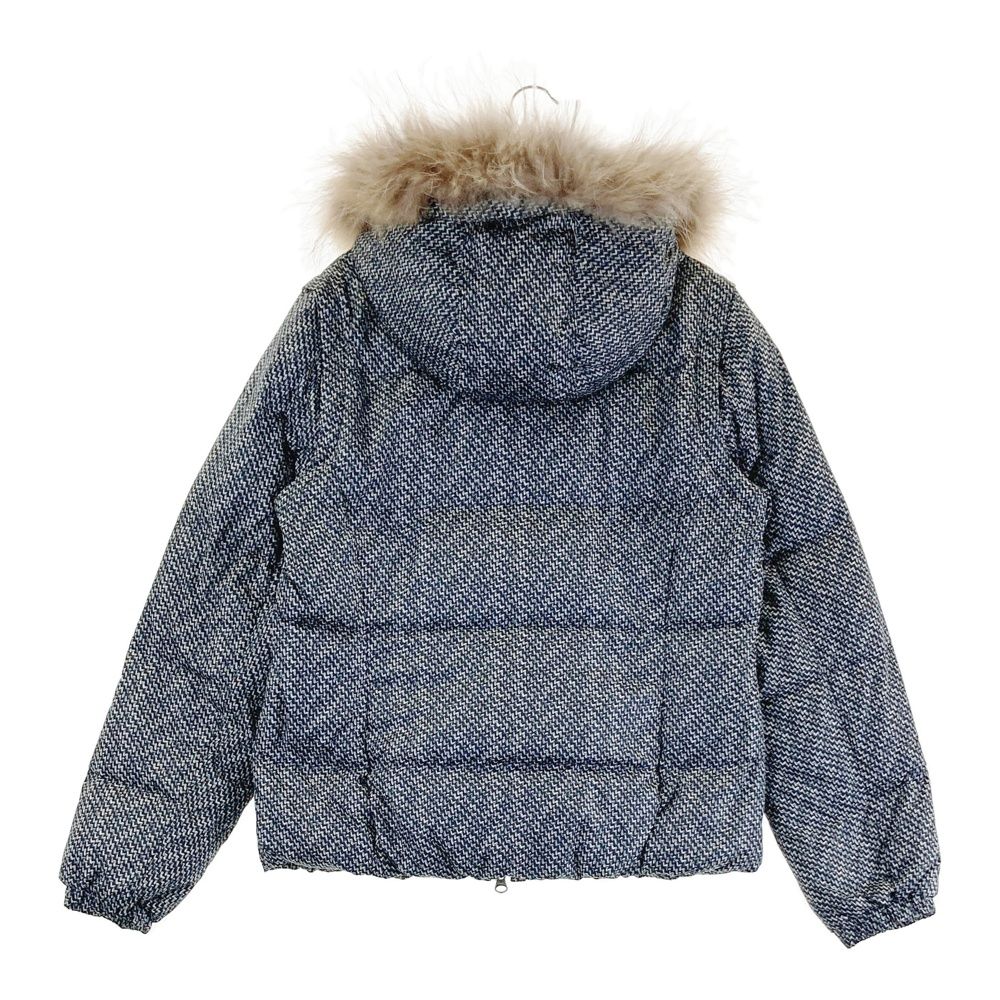 サイズ M CALLAWAY キャロウェイ 多機能ダウンジャケット ファー付 総柄 ブラック系 240101464695 ゴルフウェア レディース ストスト