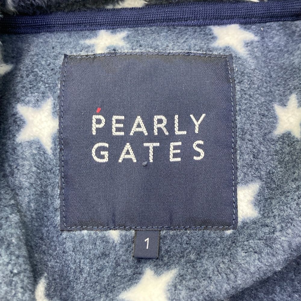 サイズ 1 PEARLY GATES パーリーゲイツ ライナー付 2WAY 長袖 ジップジャケット 星柄 ネイビー系 240101469527 ゴルフウェア レディース ストスト LLC-HASEGAWATOSO_COM