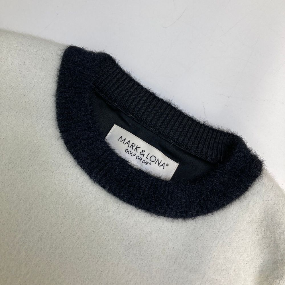 サイズ：36 MARK&LONA マークアンドロナ 裏地付き 長袖ニットセーター