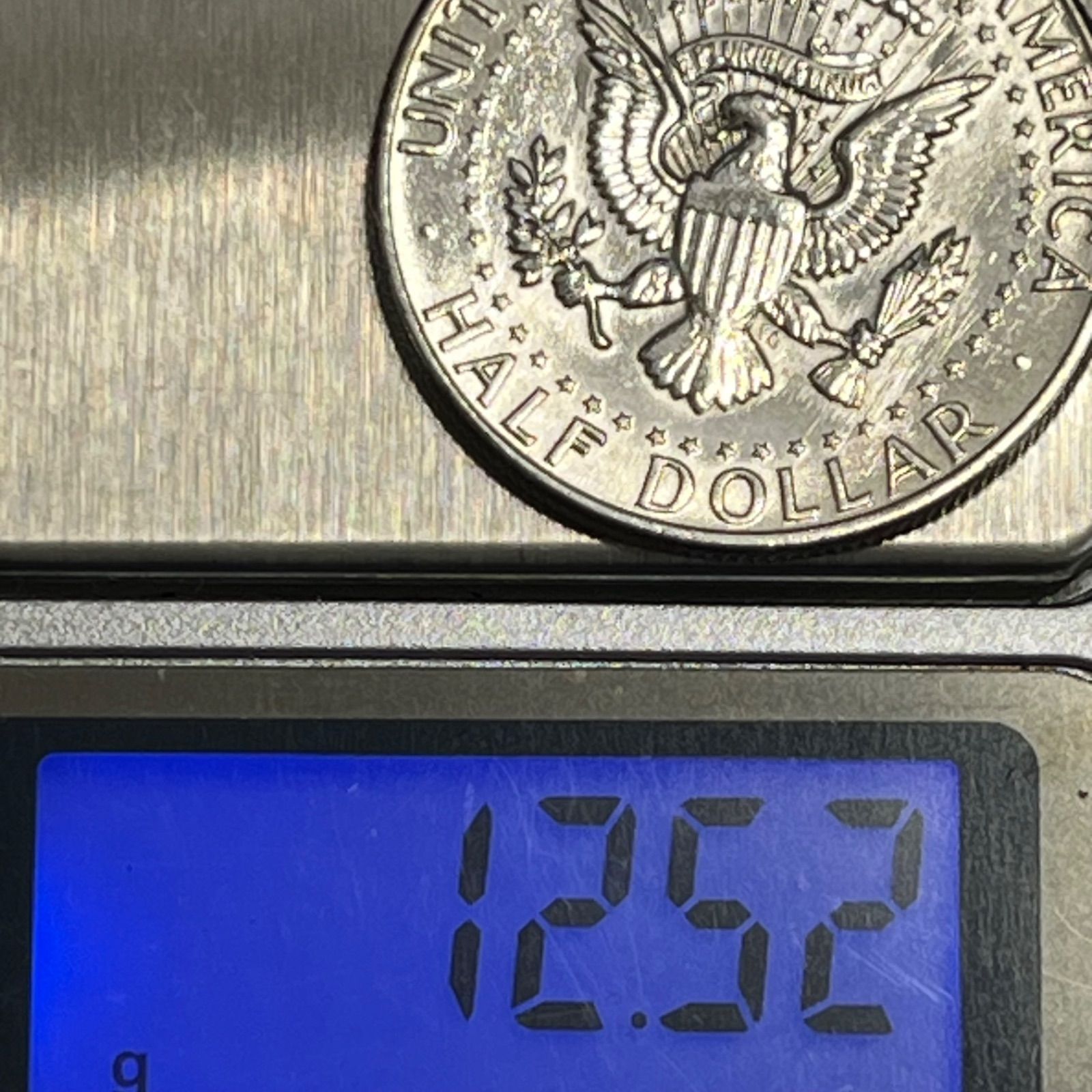 未使用銀貨】1964年 アメリカ ケネディ・ハーフダラー／初年発行・90