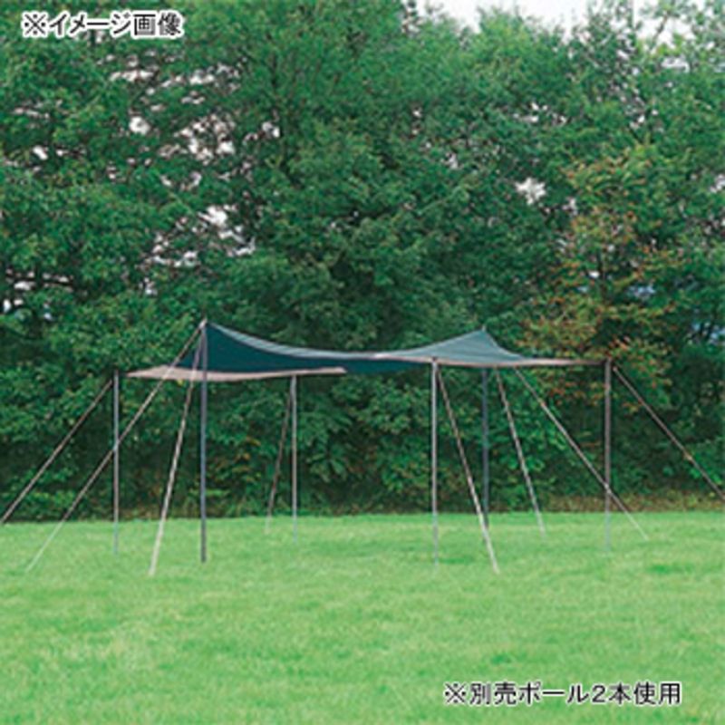  キャプテンスタッグ CAPTAIN STAG CS ヘキサタープUV サイドポール2本付 グリーン 440 cm 保冷バッグ その他 タープ シェード
