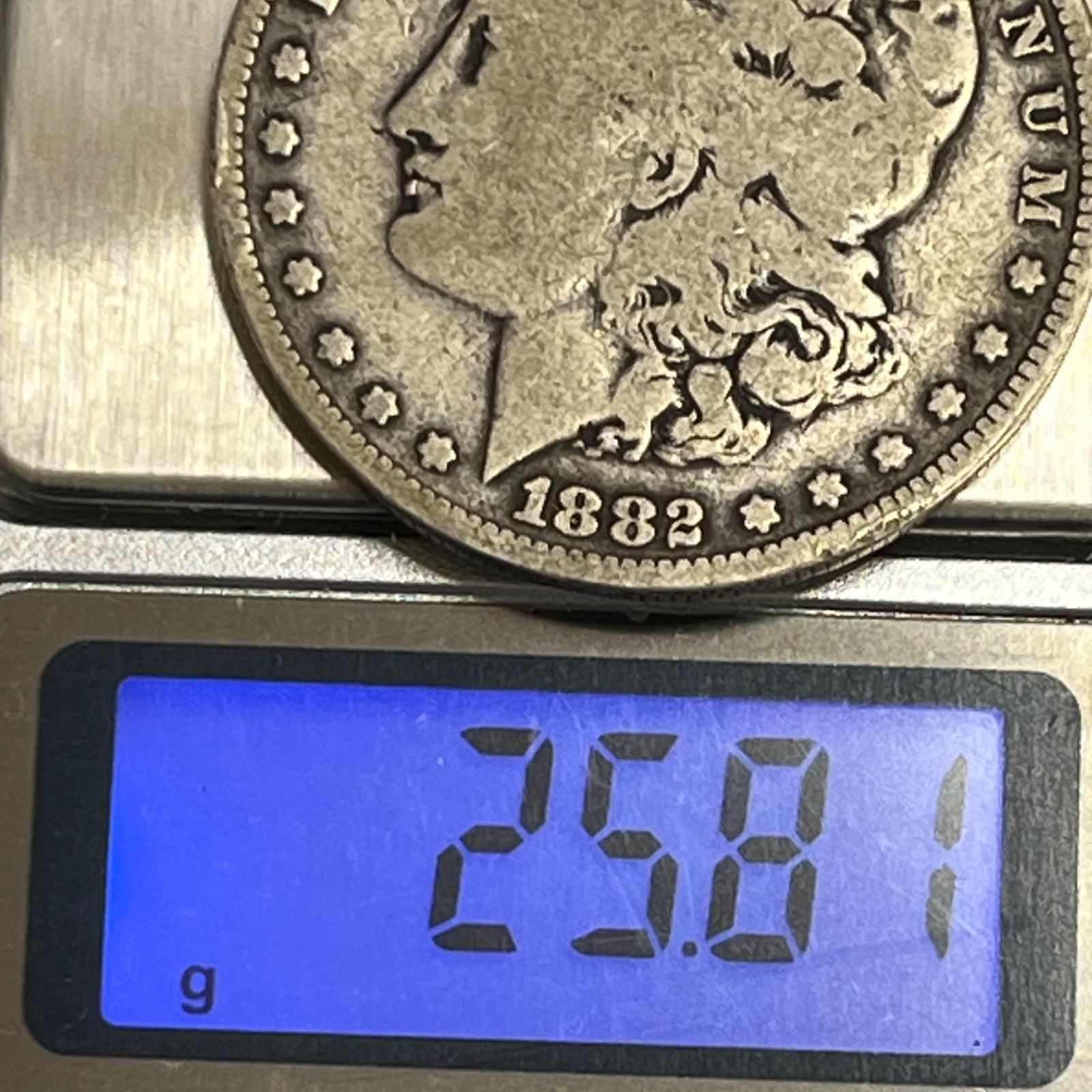 銀貨】1882年 アメリカ モルガンダラー（Morgan Silver Dollar