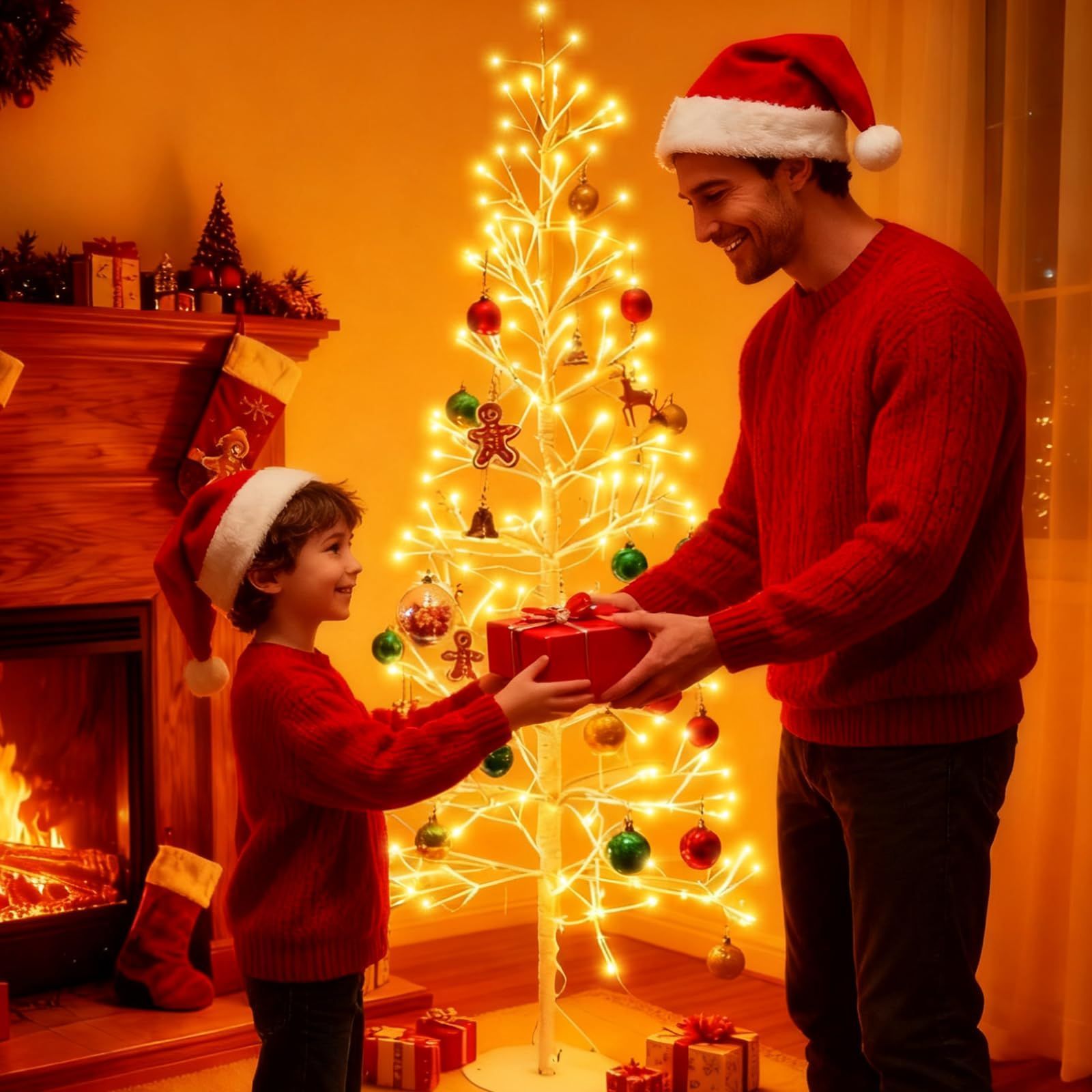 数量 ツリー288 LED LED 白樺 ライト Tree ブランチツリー Christmas シラカバツリーライト 北欧風 150cm クリスマスツリー クリスマス飾り HY-MS