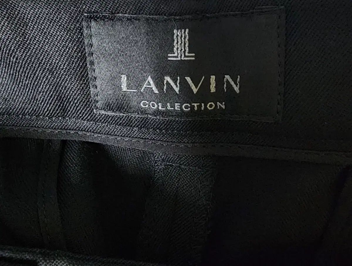 ランバン ブラック スラックス 67サイズ ほぼ