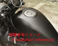 訳あり品 Rebel250 レブル250 2017-2019 2020-2025 タンクカバー 黒艶なし BRIGHTFACE_UK