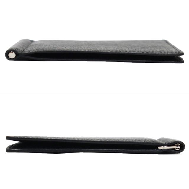  ルイヴィトン LOUIS VUITTON ポルトフォイユ パンス タイガ ブラック 黒 シルバー金具 M 62978 カードケース 二つ折り マネークリップ ヴィトン ルイビトン メンズ ブランド 8165 マネークリップ 小物