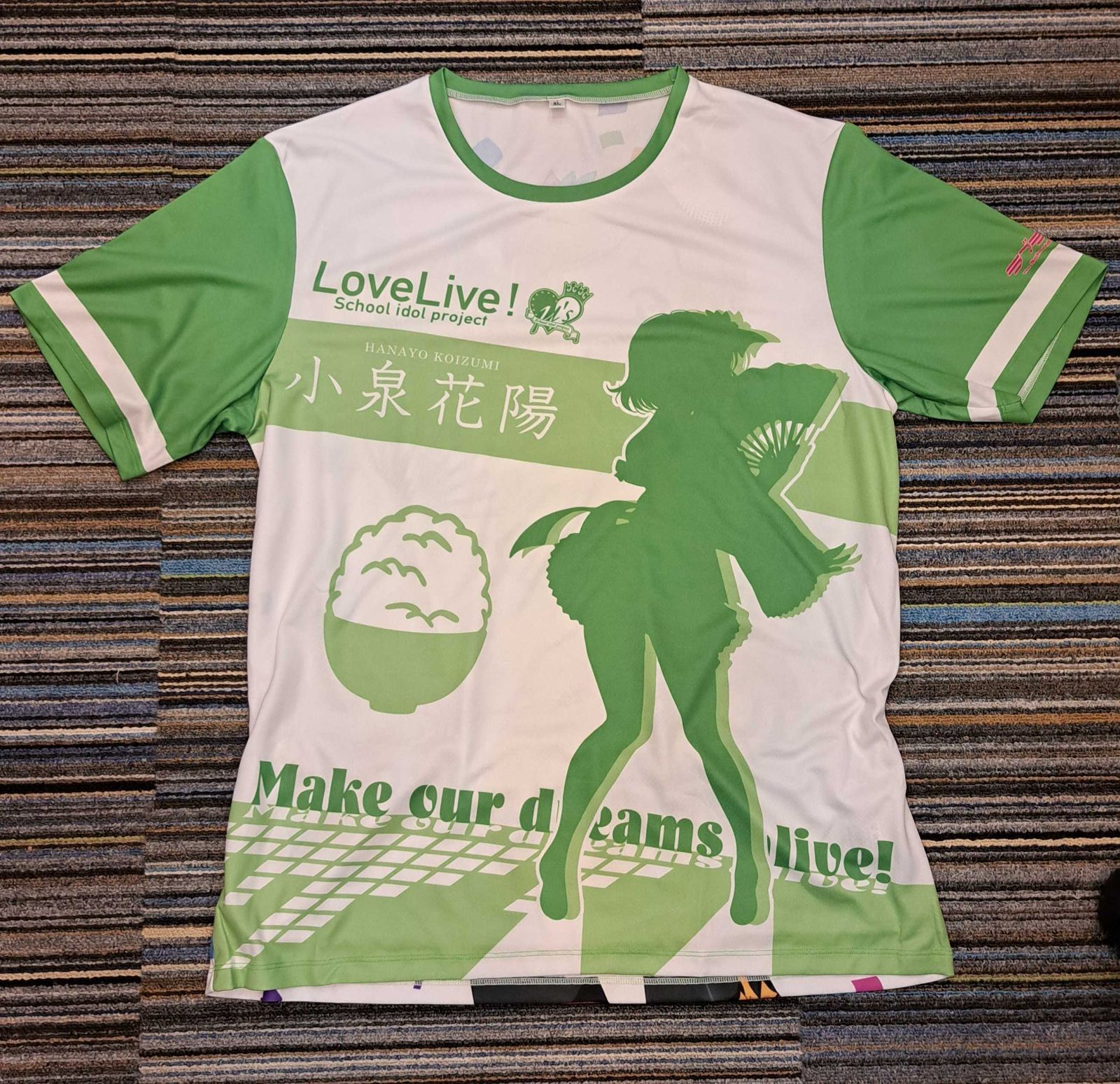 ラブライブ ツーリングTシャツ 2枚セット 小泉花陽Ver 星空凛Ver サイズXL タグ付き LASALLEGIJON_ES