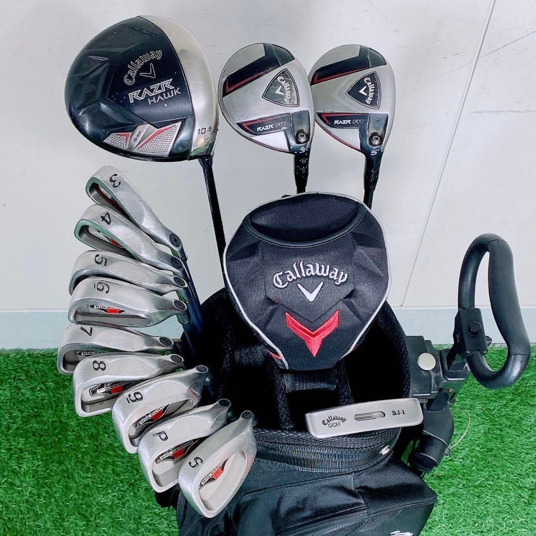 ゴルフクラブメンズセット　初心者　キャロウェイ　RAZR HAWK N1644 ゴルフクラブメンズセット 初心者 キャロウェイ RAZR HAWK N1644