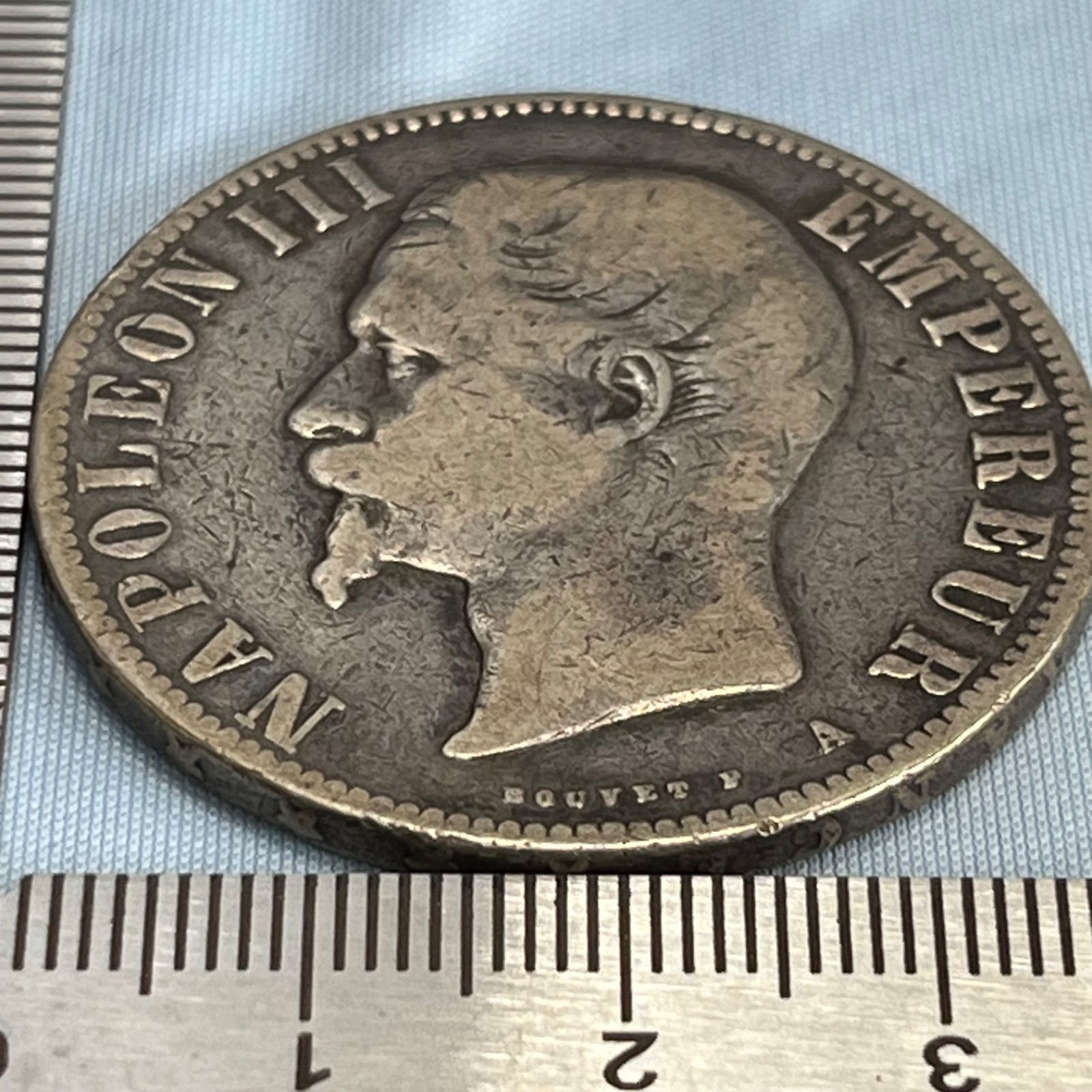 1803年 フランス ナポレオン 統領政権期 5フラン銀貨 1803年 フランス