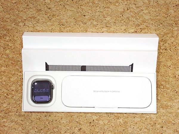 Apple Watch Series10 Cellular 42mm スレートチタニウムケース と スレートミラネーゼループ MX053J A QDA1127-1