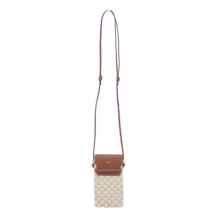 CELINE ﾌﾗｯﾌﾟ付きﾓﾊﾞｲﾙﾎﾟｰﾁ ｼｮﾙﾀﾞｰﾊﾞｯｸﾞ