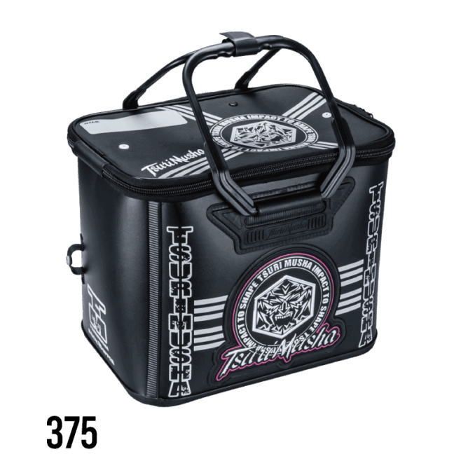 釣武者 MUSHA グローエンブレムバッカン 375 ブラック 釣具