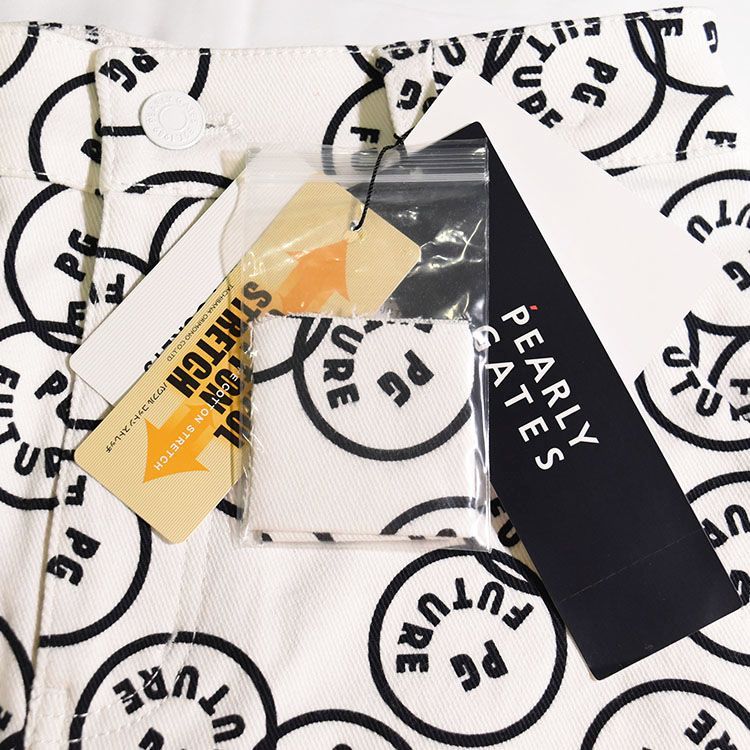 新古品 パーリーゲイツ｜レディース｜00 SS相当 ｜スカート｜ ホワイト系｜春秋｜古着ゴルフウェア LLC-HASEGAWATOSO_COM