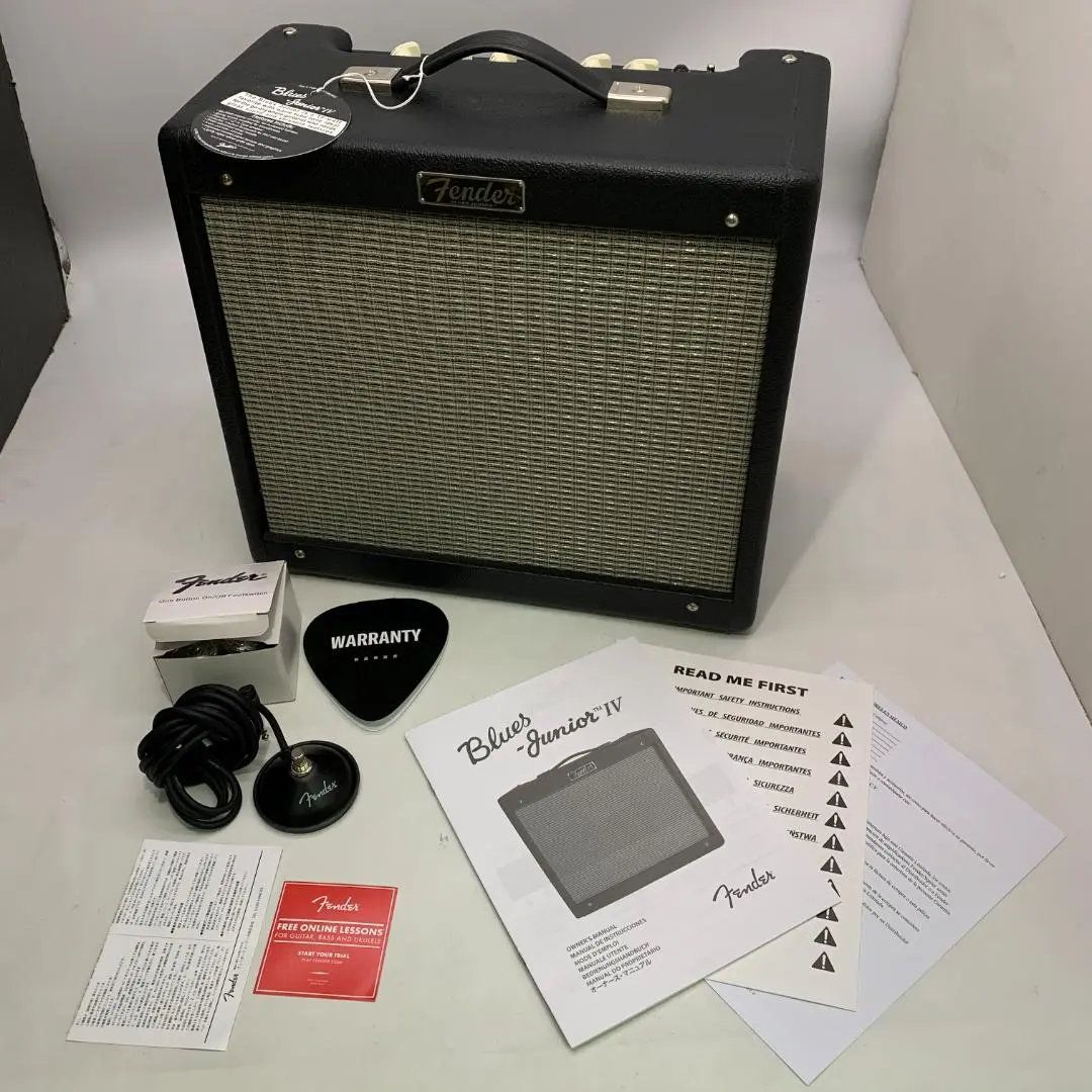 楽器 FENDER フェンダー Blues Junior IV ブルースジュニア 4 ギターアンプ フットスイッチ付