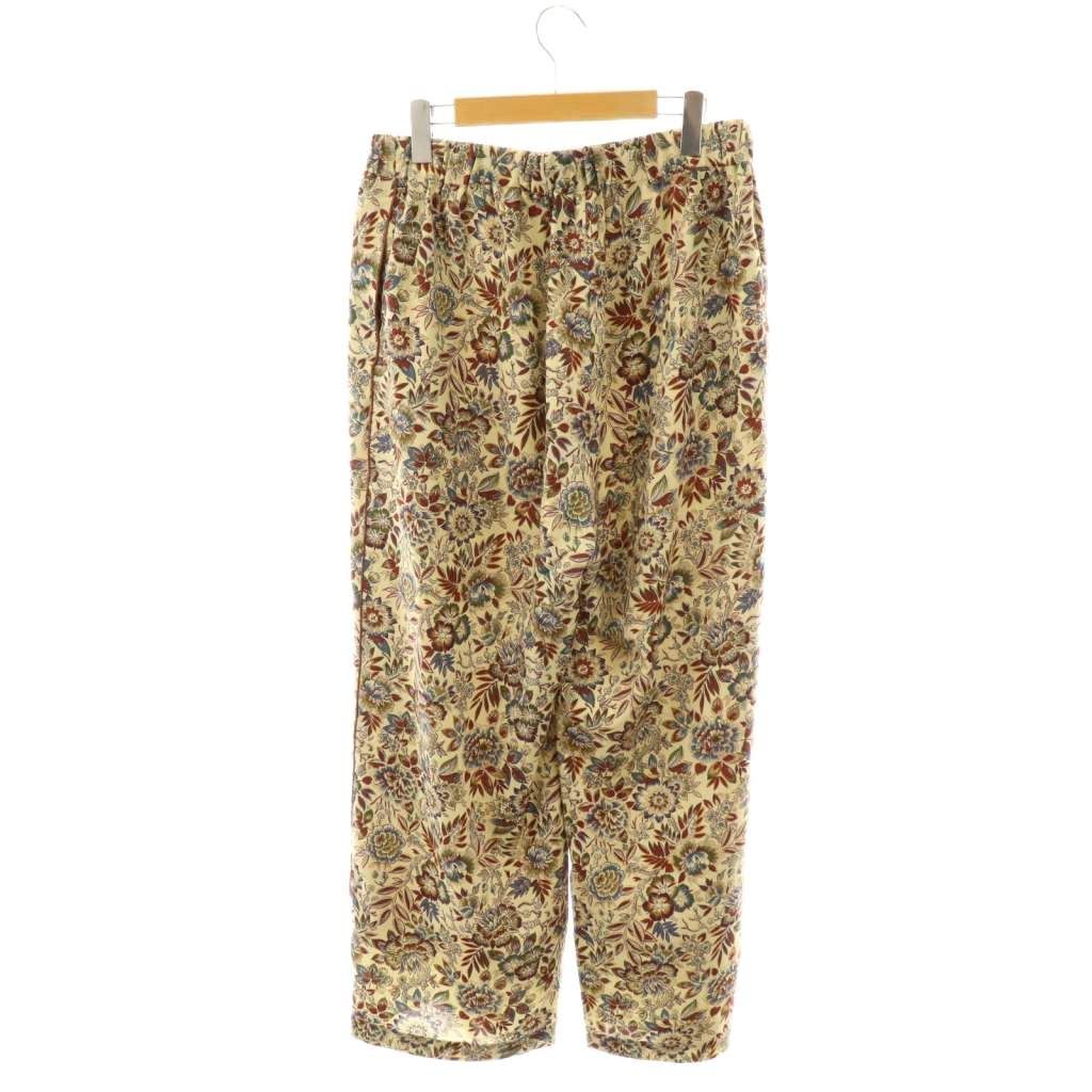 ジャーナルスタンダード ラックス JOURNAL STANDARD LUXE 24SS プリントラインイージーパンツ ストレート 総柄 ベージュ |AT OS