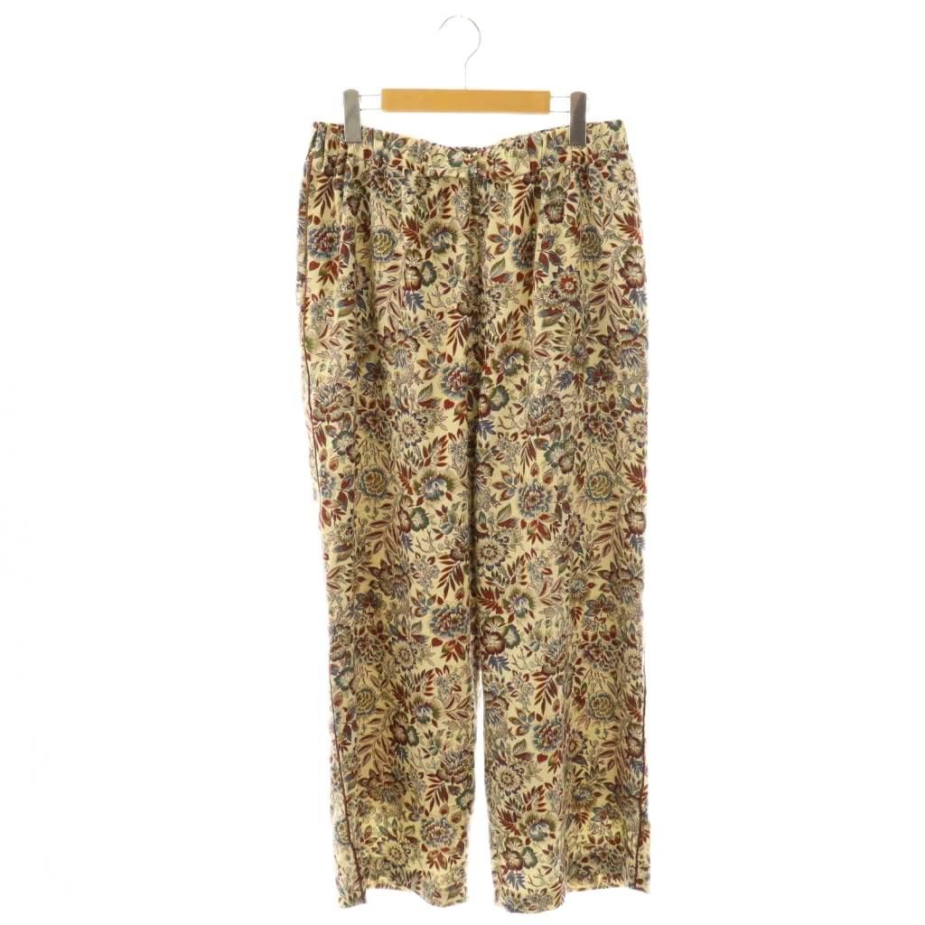 ジャーナルスタンダード ラックス JOURNAL STANDARD LUXE 24SS プリントラインイージーパンツ ストレート 総柄 ベージュ |AT OS