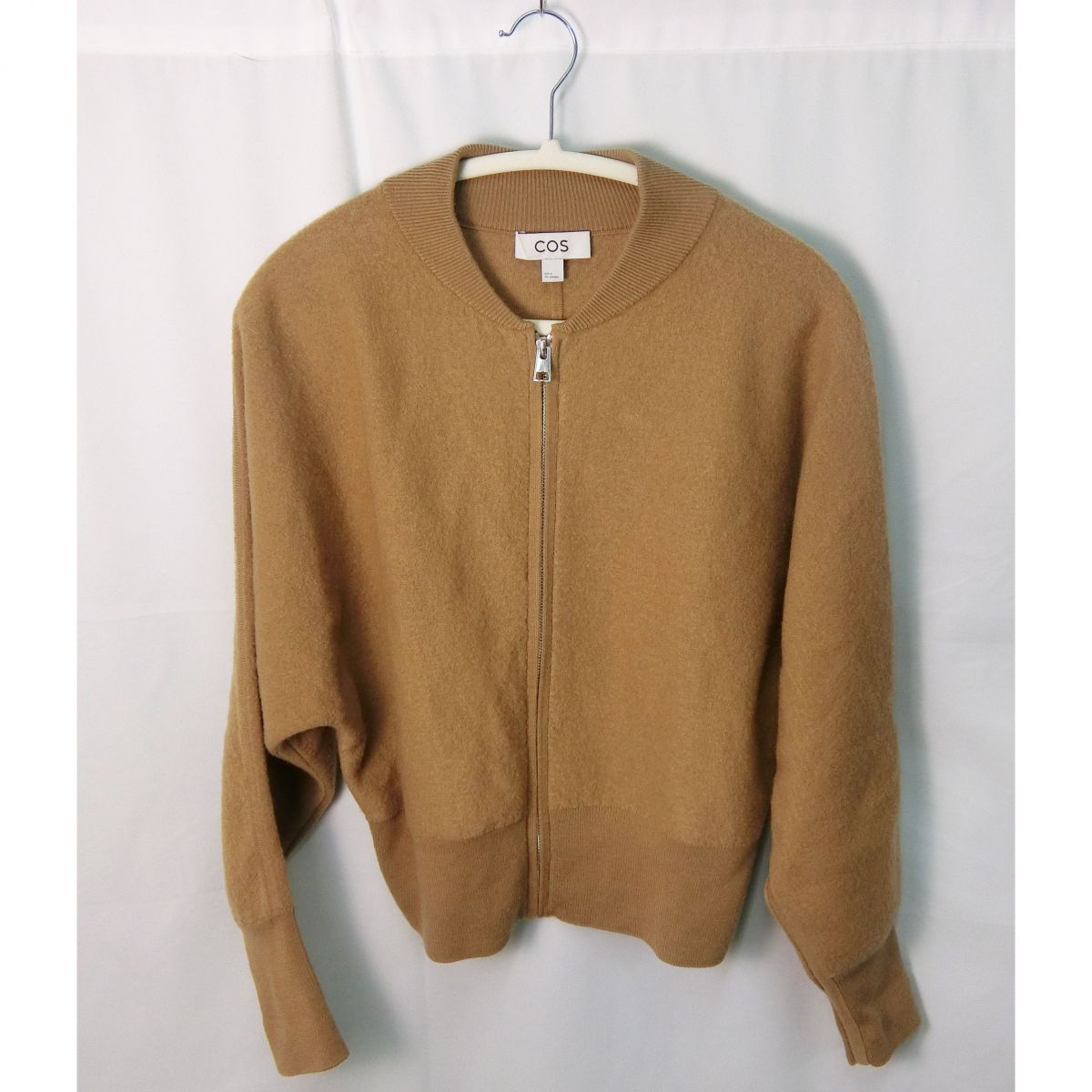 COS ダークブラウン ジップアップジャケット COS コス ジップアップジャケット ブラウン Sサイズ ◇〇 - メルカリ