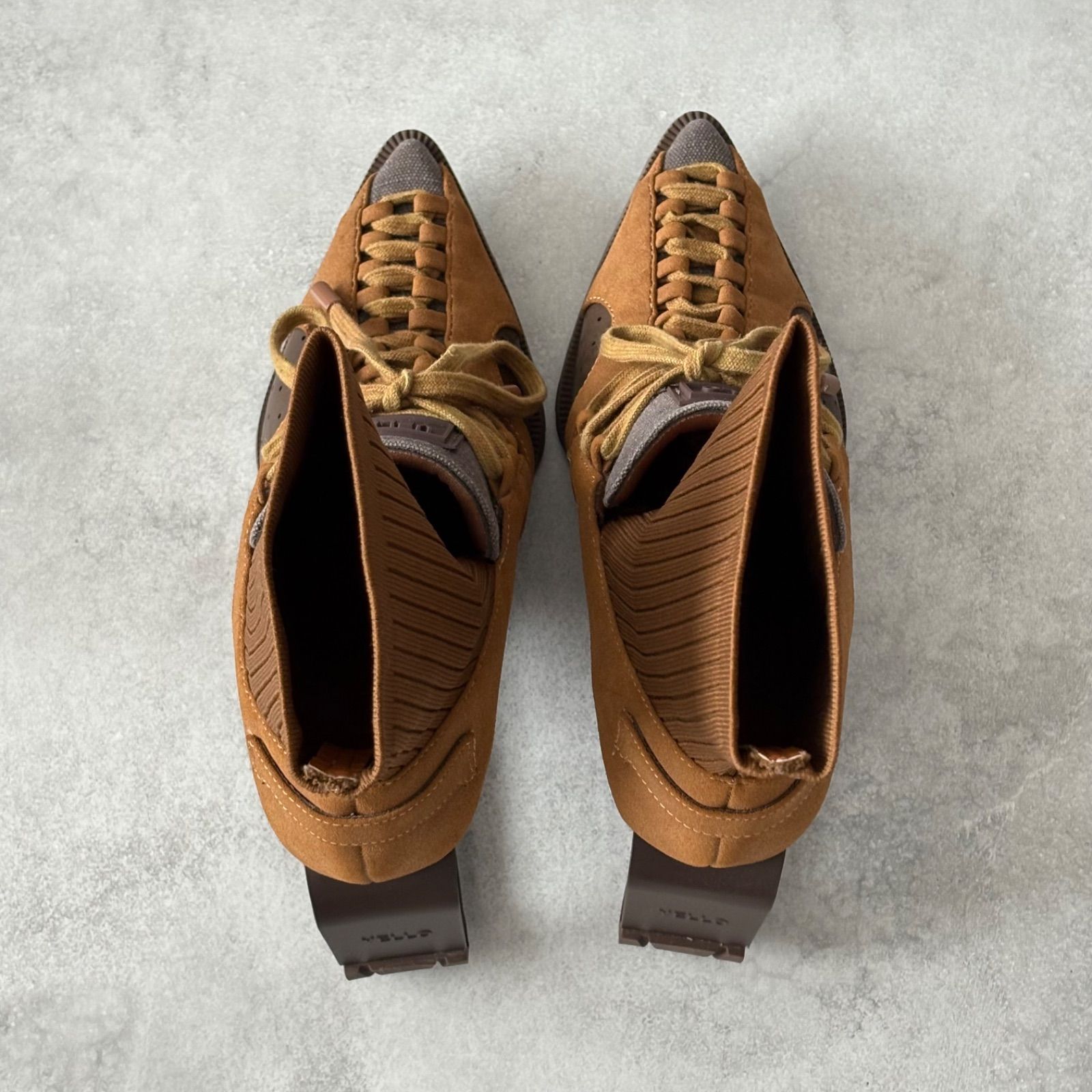 イエロー ソックスブーツ