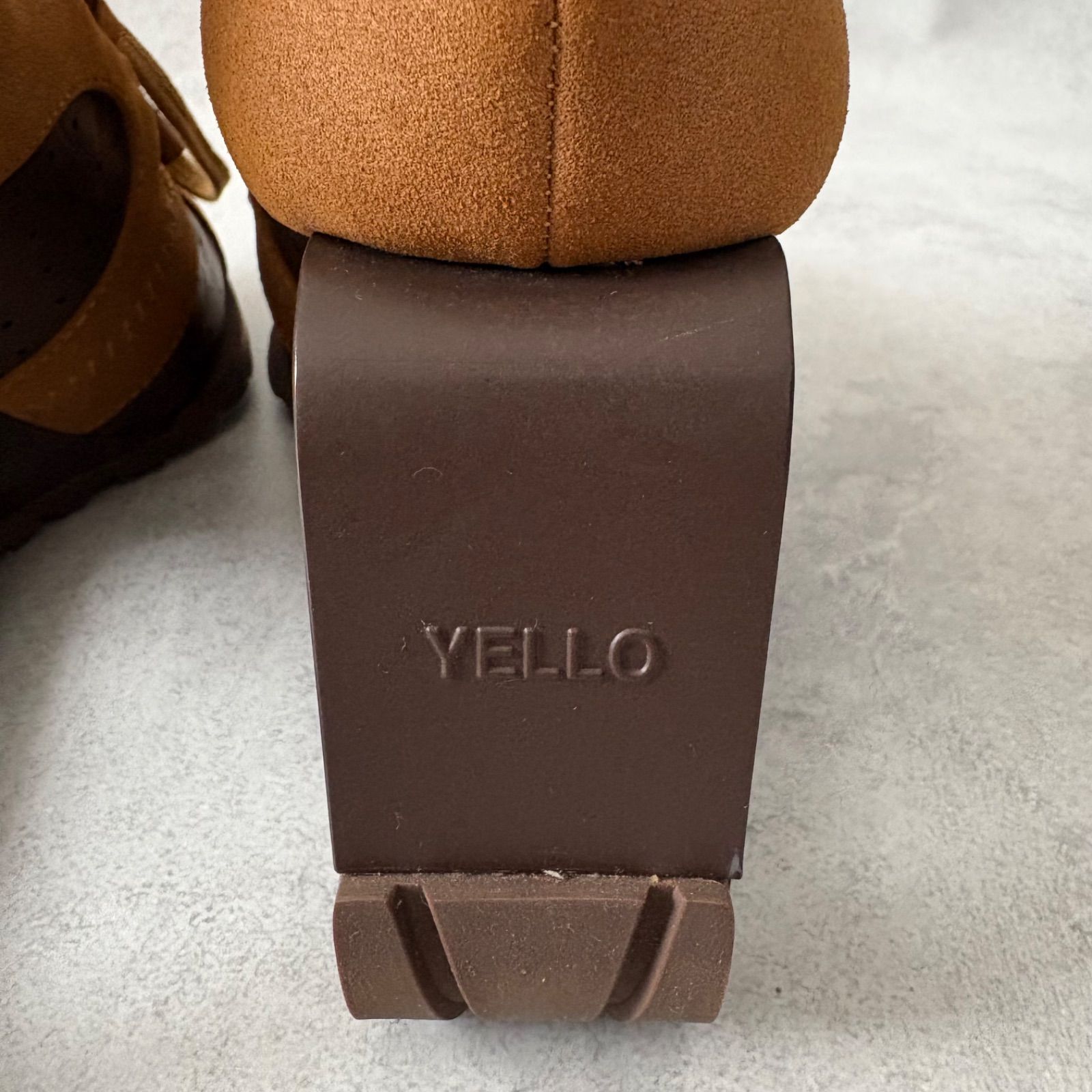 イエロー ソックスブーツ