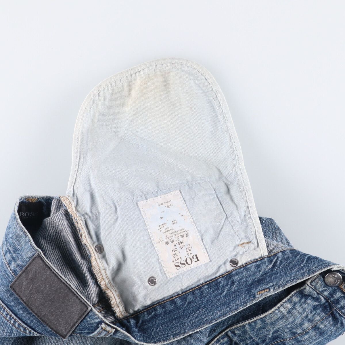 サマーセール開催中！ 古着 ヒューゴボス HUGO BOSS ストレートデニムパンツ メンズw33相当 eaa595472