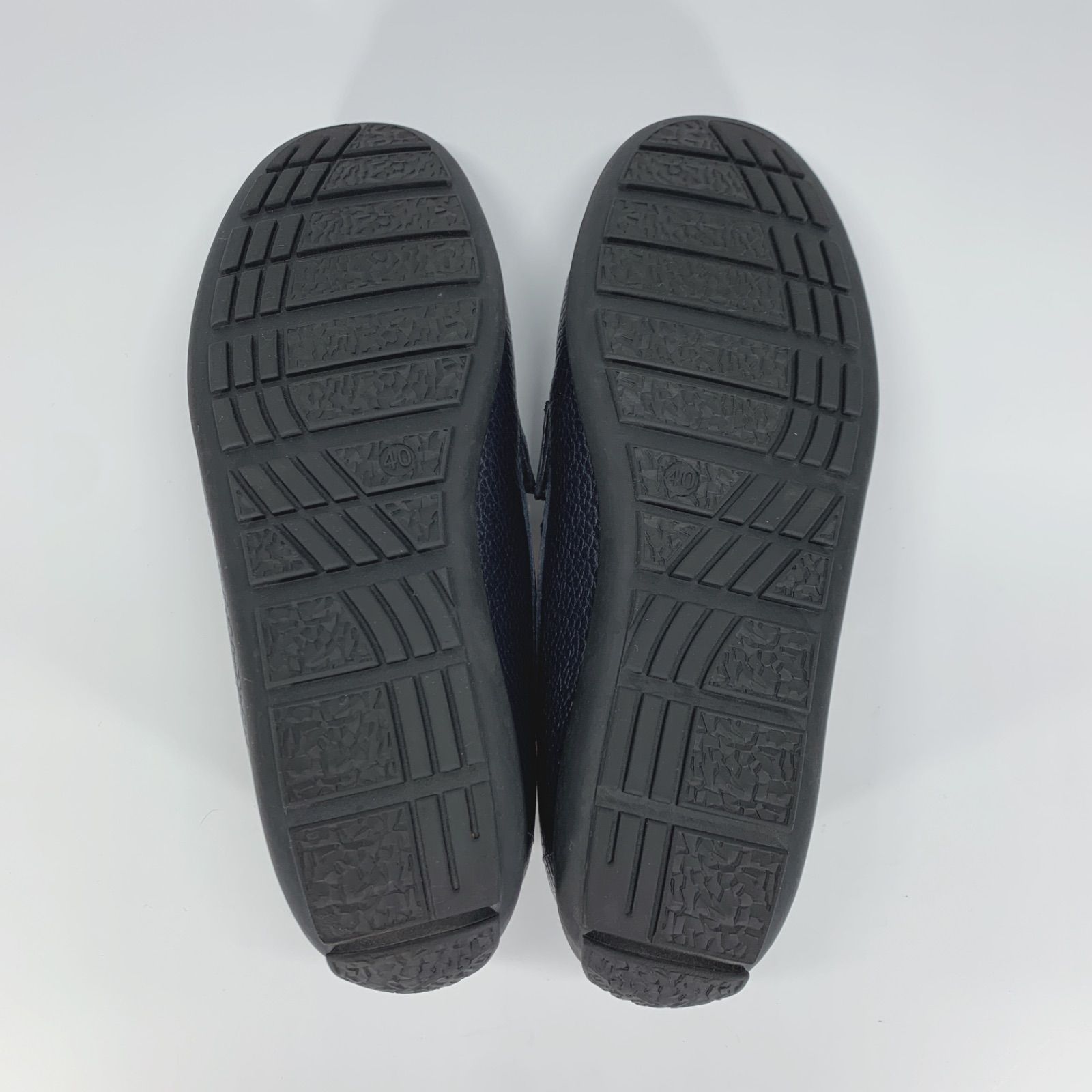 ◯ LUTECIA ルーテシア マドラス ドライビングシューズ ネイビー 25 スリッポン ビットローファー レザー