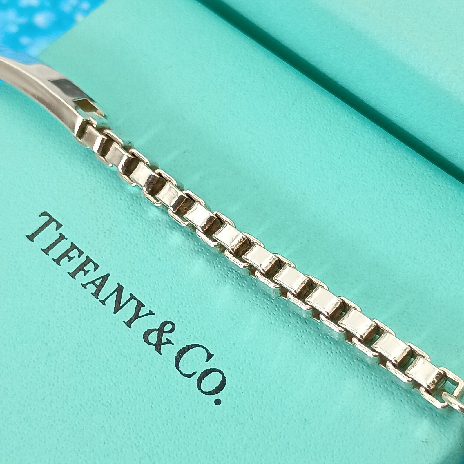 TIFFANY&Co. ティファニー ベネチアン リンクID ブレスレット メンズ