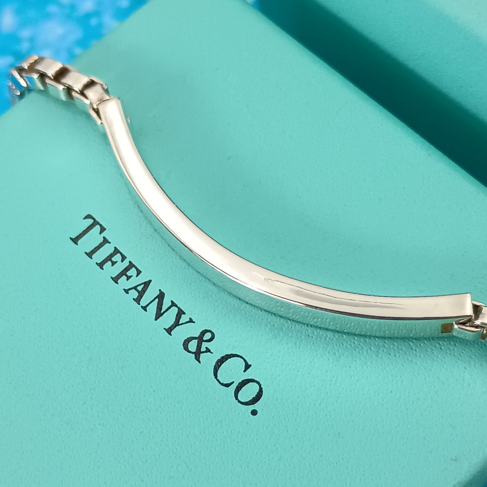 TIFFANY&Co. ティファニー ベネチアン リンクID ブレスレット メンズ